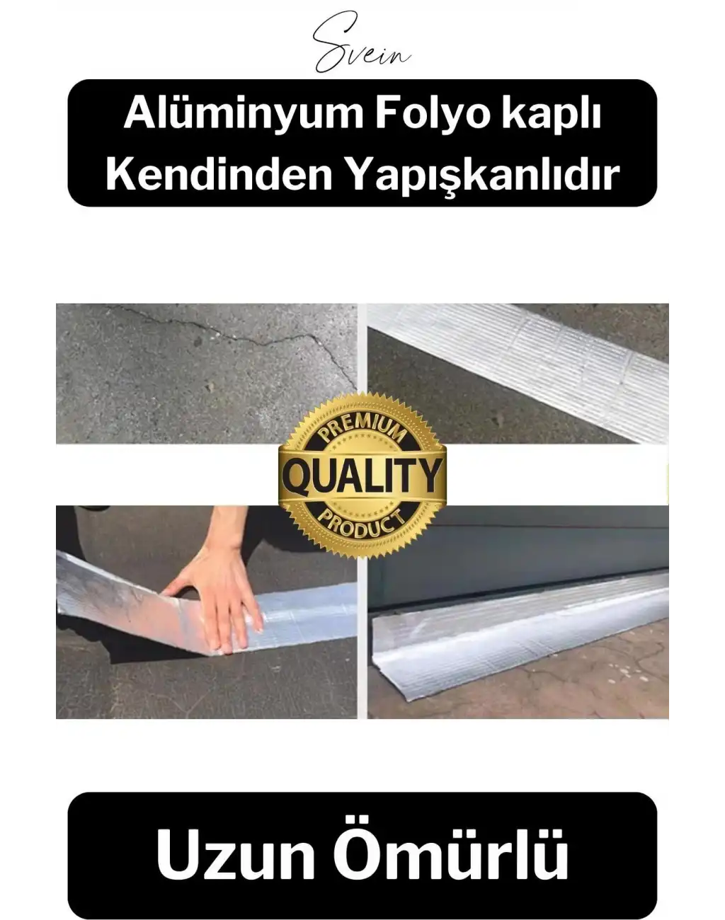 72 mm x 2 mt Su Geçirmez Sızdırmaz Çatı Boru Dayanıklı Çamur Sakız Bant Alüminyum Tamir Bandı