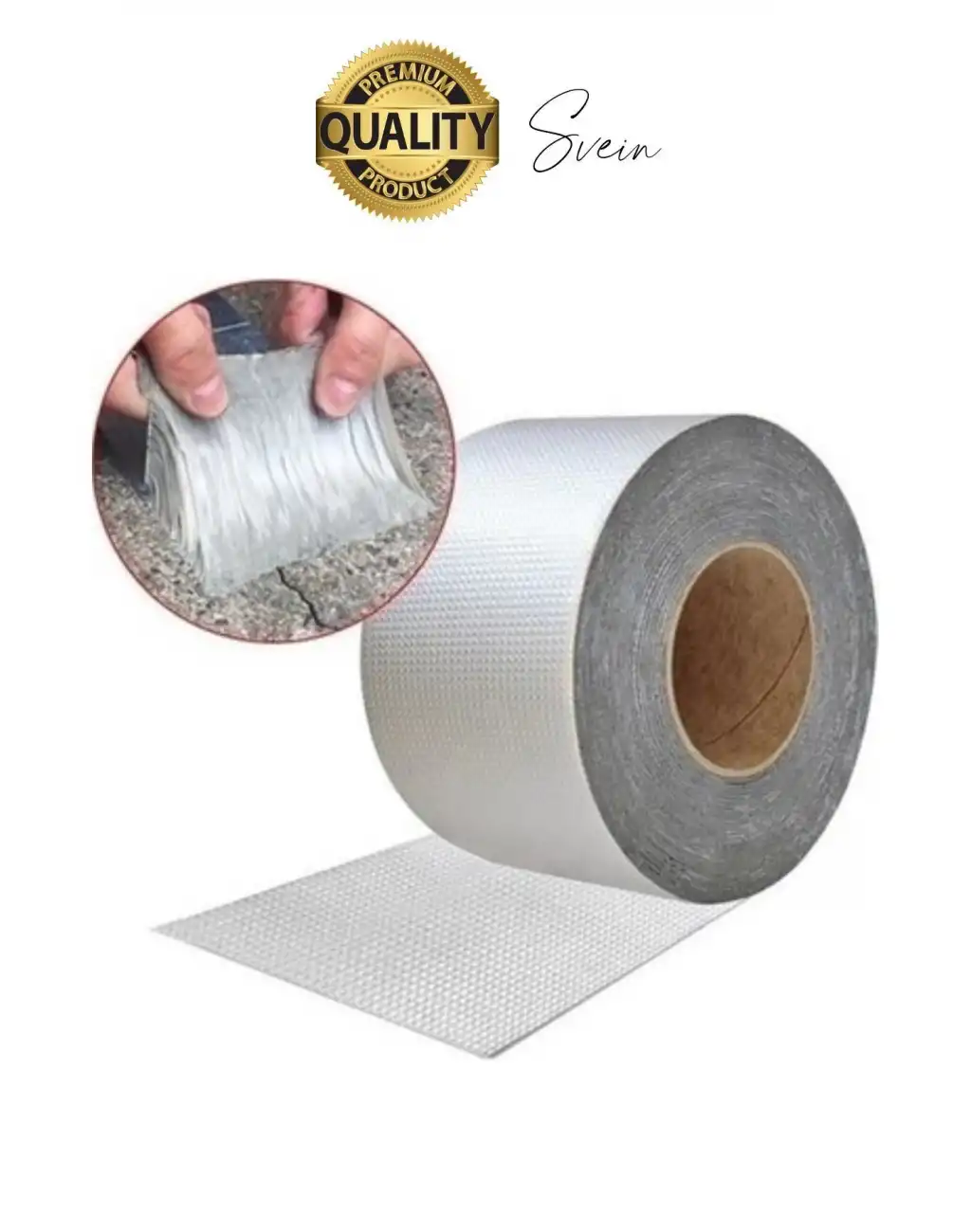 72 mm x 2 mt Su Geçirmez Sızdırmaz Çatı Boru Dayanıklı Çamur Sakız Bant Alüminyum Tamir Bandı