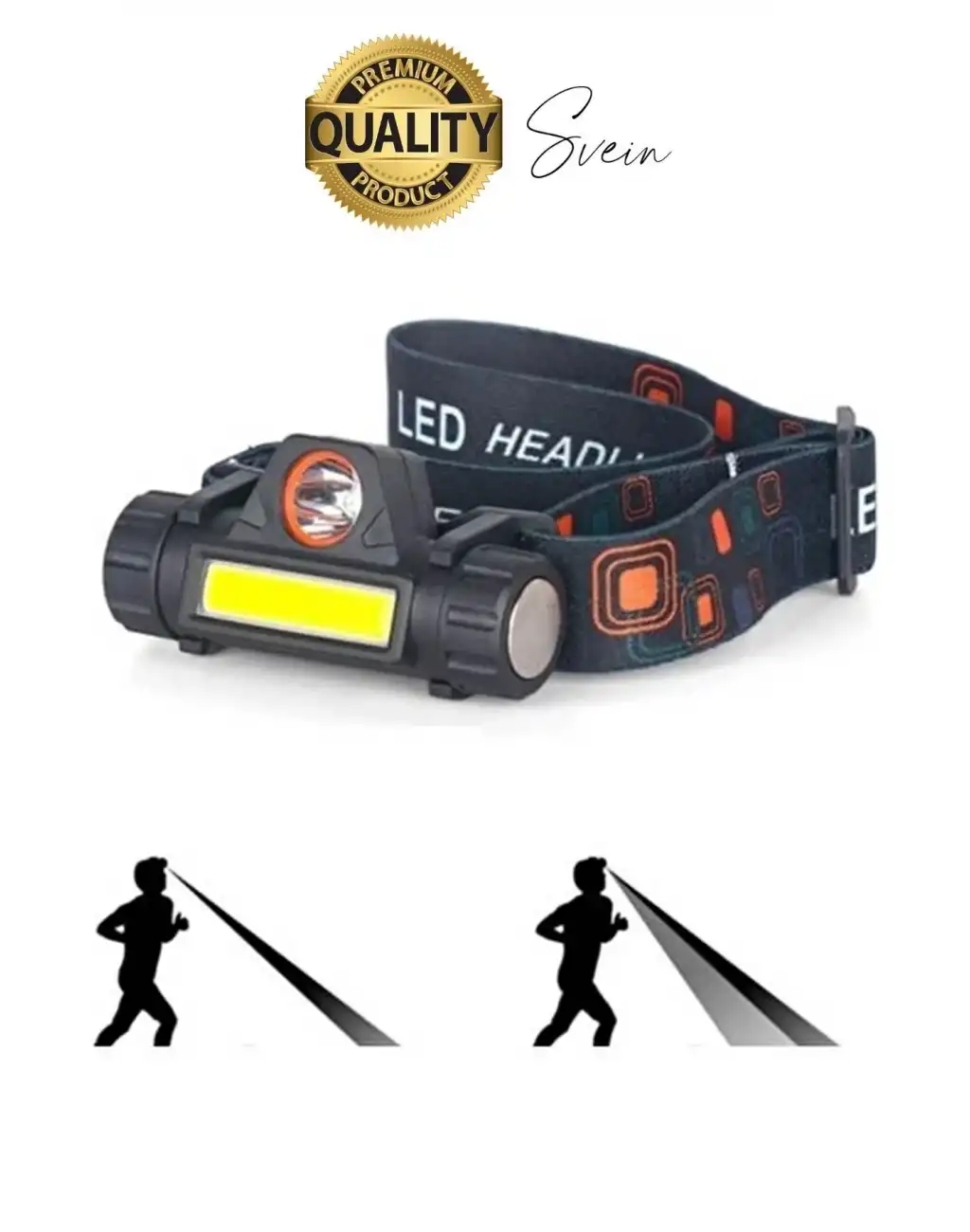 Cata Premium Kamp Yayla Köy Kafa Lambası Ledli Şarjlı Tamir Baş Feneri Madenci Işıklı Başlık Aparatı Mir