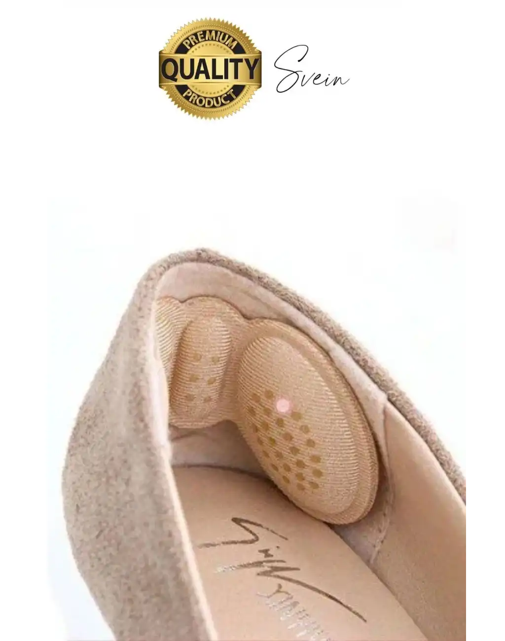 Yumuşak Kaymaz Ayakkabı Topuk Vurma Önleyici Pad 4 mm Konforlu Yara Yapmaz Rahat Spor Ped Sünger