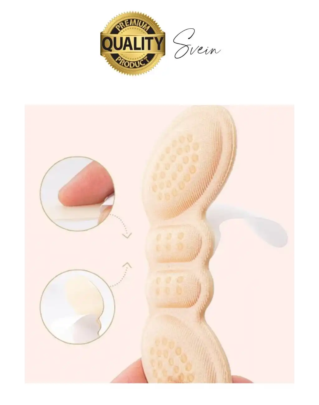 Yumuşak Kaymaz Ayakkabı Topuk Vurma Önleyici Pad 4 mm Konforlu Yara Yapmaz Rahat Spor Ped Sünger