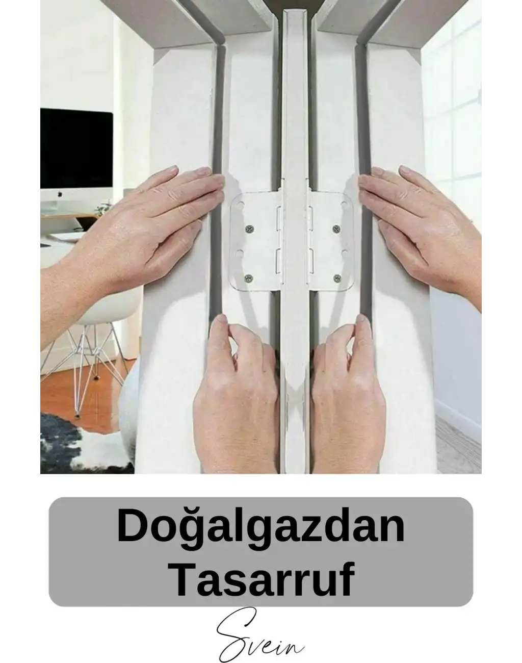 1. Sınıf Gri Kapı Pencere Soğuk Toz Geçirmez İzolasyon Fitili Yapışkanlı Isı Yalıtım 2x1=2 mt