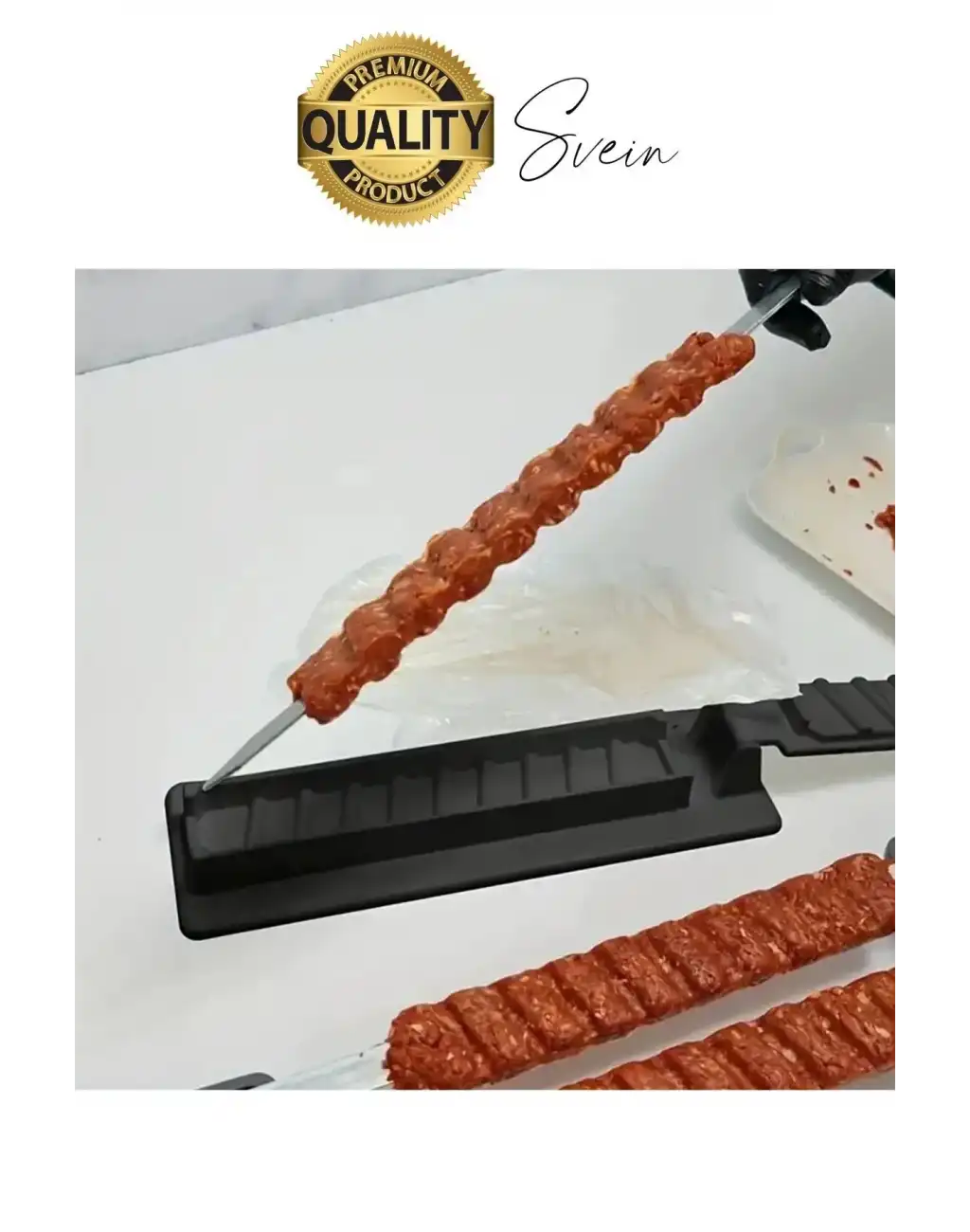 Pratik Kolay Hızlı Adana Urfa Şiş Kebap Yapma Kalıbı Kebapmatik Makinesi Et Hazırlama Aparatı Kutusu