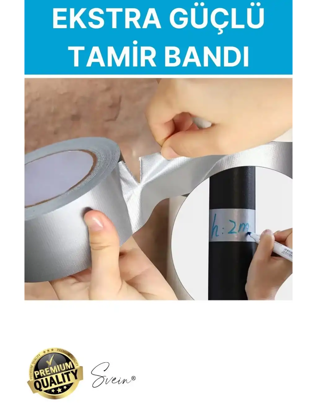 4 Adet 10 mt Mavi Tamir Takviye Kapatıcı Güçlü Onarım Bandı Su Geçirmez Sızdırmaz Dayanıklı Çatlak