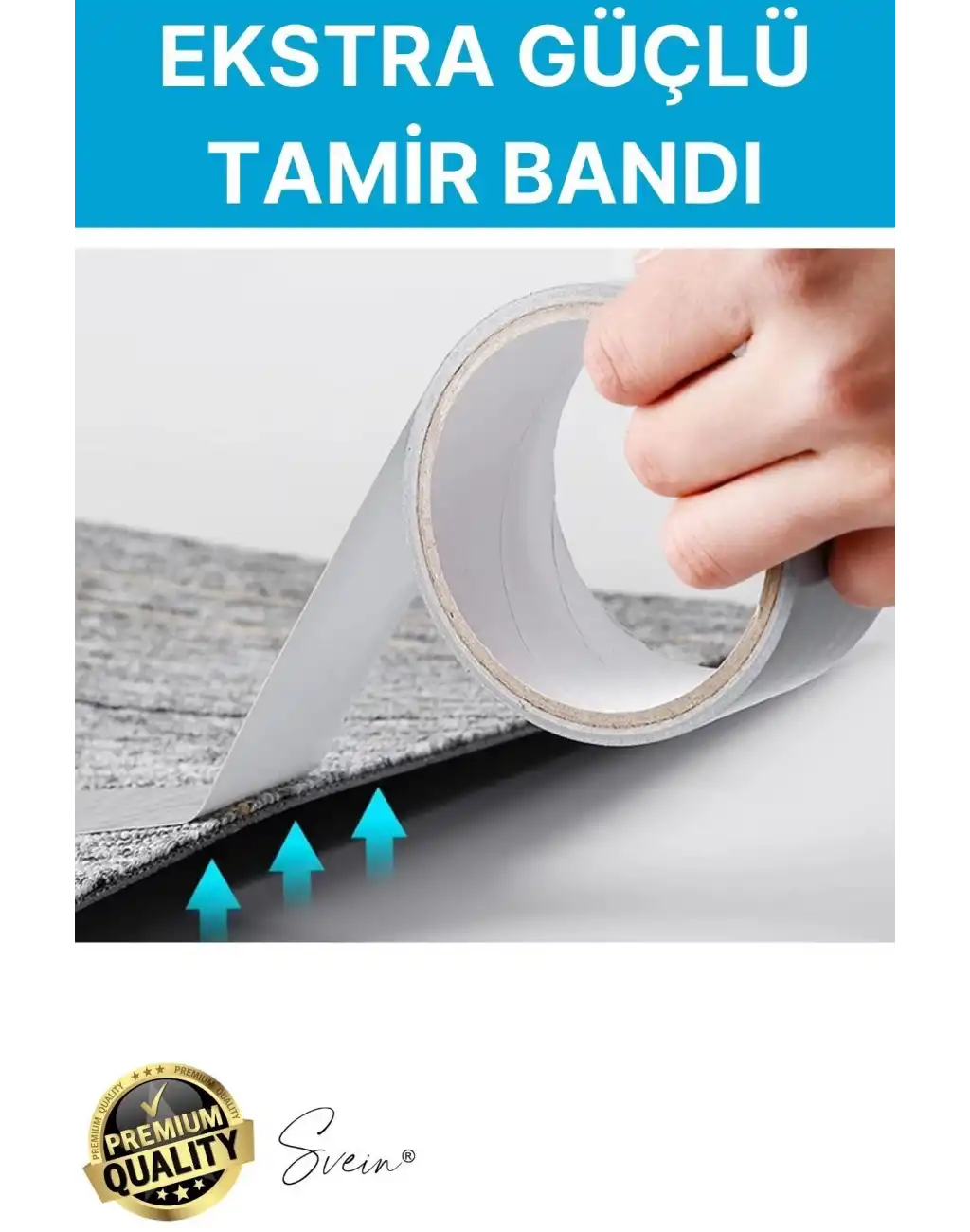 5 Adet 10 mt Mavi Tamir Takviye Kapatıcı Güçlü Onarım Bandı Su Geçirmez Sızdırmaz Dayanıklı Çatlak