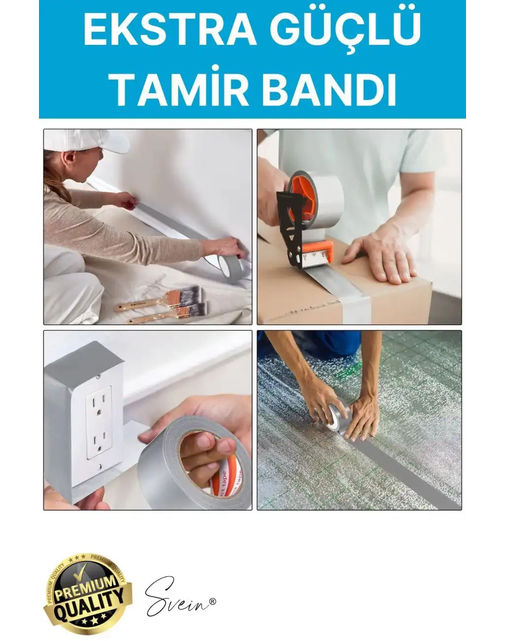 15 Adet 10 mt Kırmızı Tamir Takviye Kapatıcı Güçlü Onarım Bandı Su Geçirmez Sızdırmaz Dayanım Çatlak