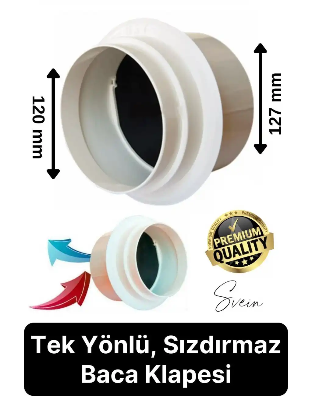 Premium Baca Klapesi Alüminyum Bant Aspiratör Borusu Seti Folyo Yanmaz Sızdırmaz Havalandırma Mutfak