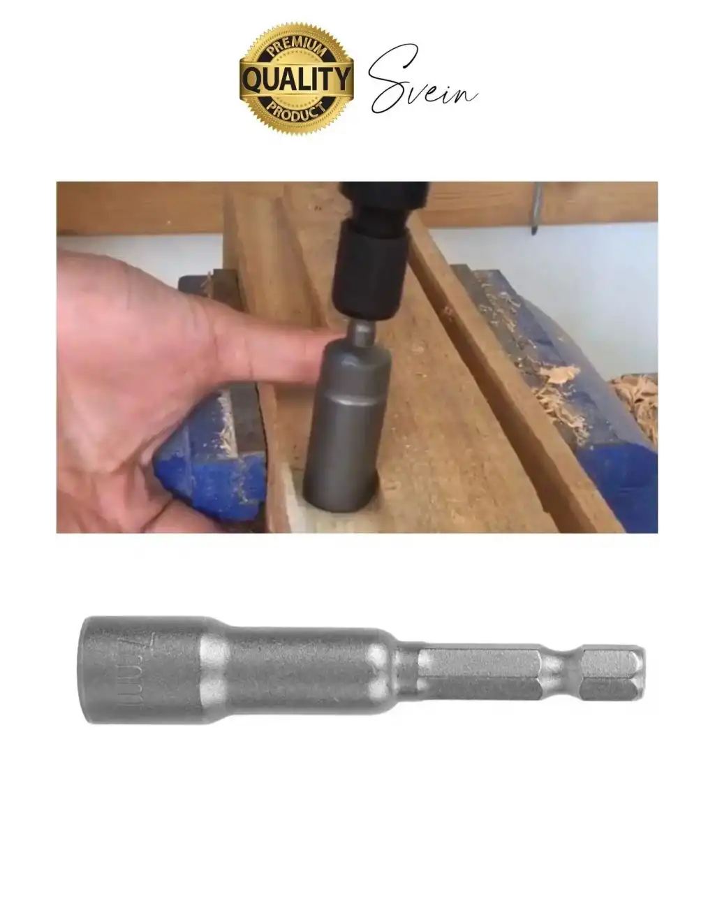 Premium 9 Parça Dayanıklı Somun Sökücü Sıkma Bits Lokma Seti Adaptör Matkap Ucu Altıgen Vidalama