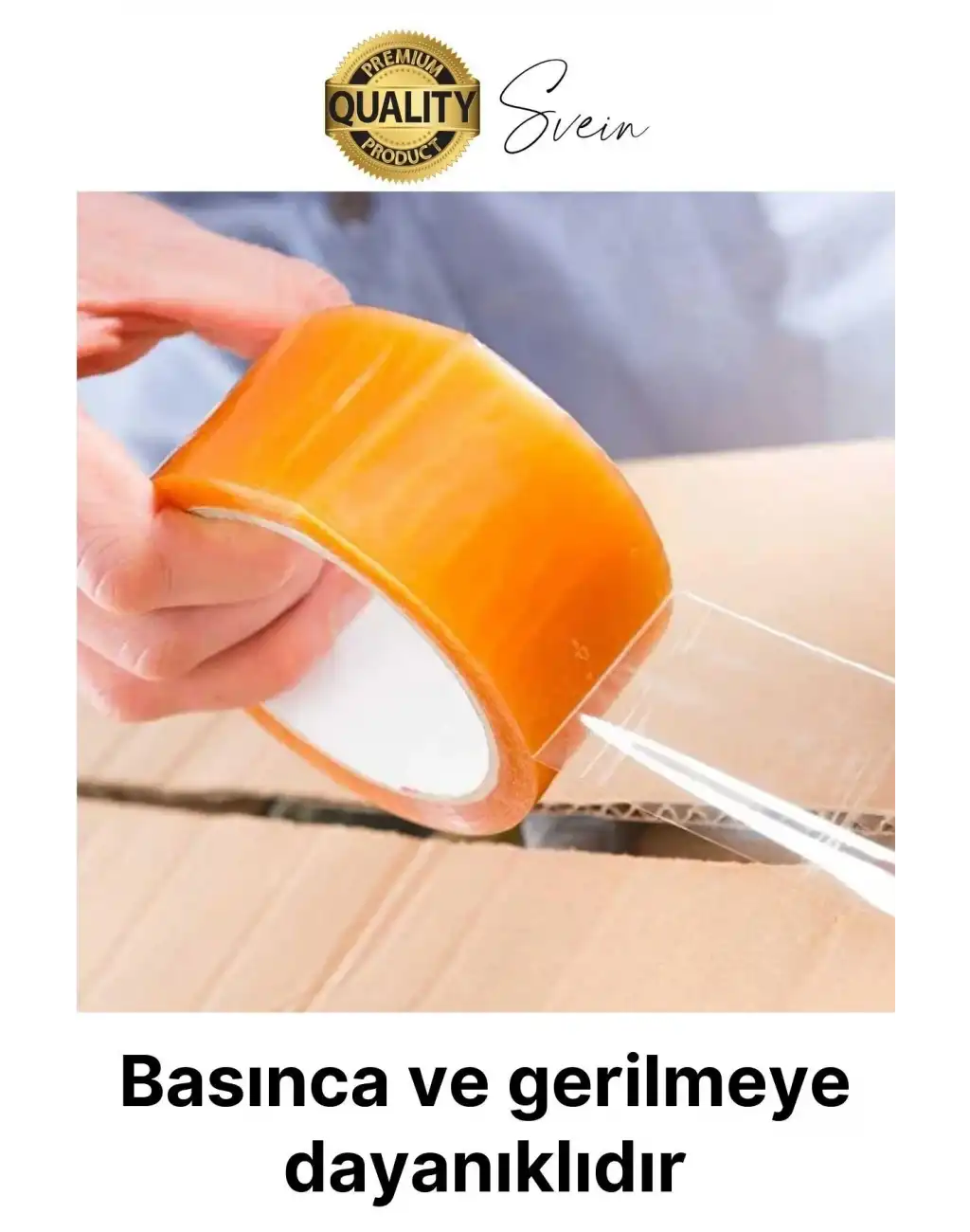 Ekstra Güçlü Yeni Formül 1 Adet 45 mm x 100 mt Koli Bandı Şeffaf Dayanıklı Bant Taşınma Ambalaj