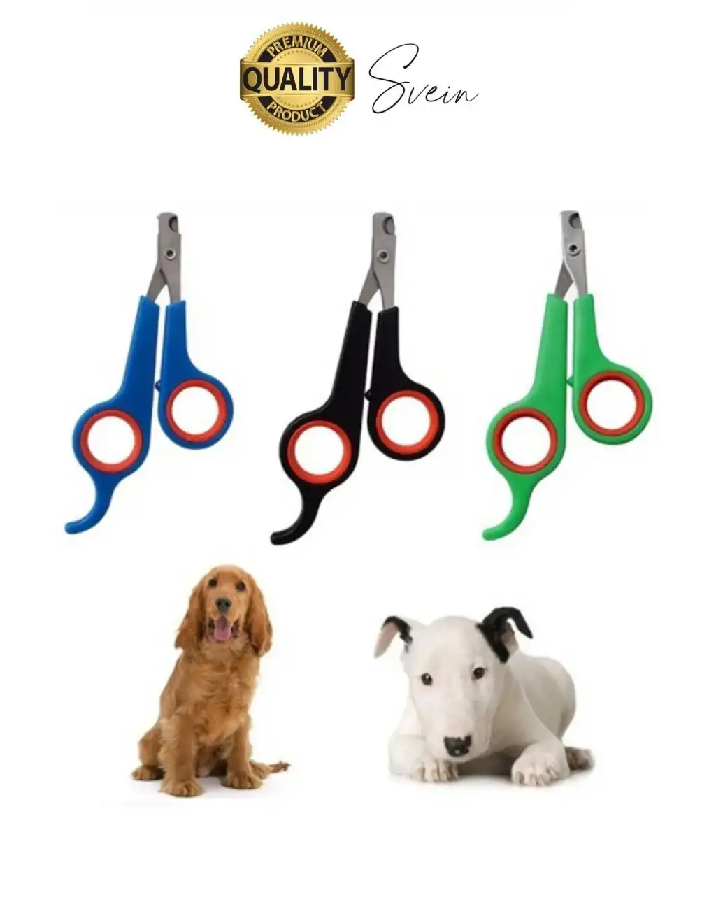 Premium Paslanmaz Kedi Köpek Tırnak Makası Küçük Boy Evcil Hayvan Bakım Kaymaz Saplı Düzeltici Pençe