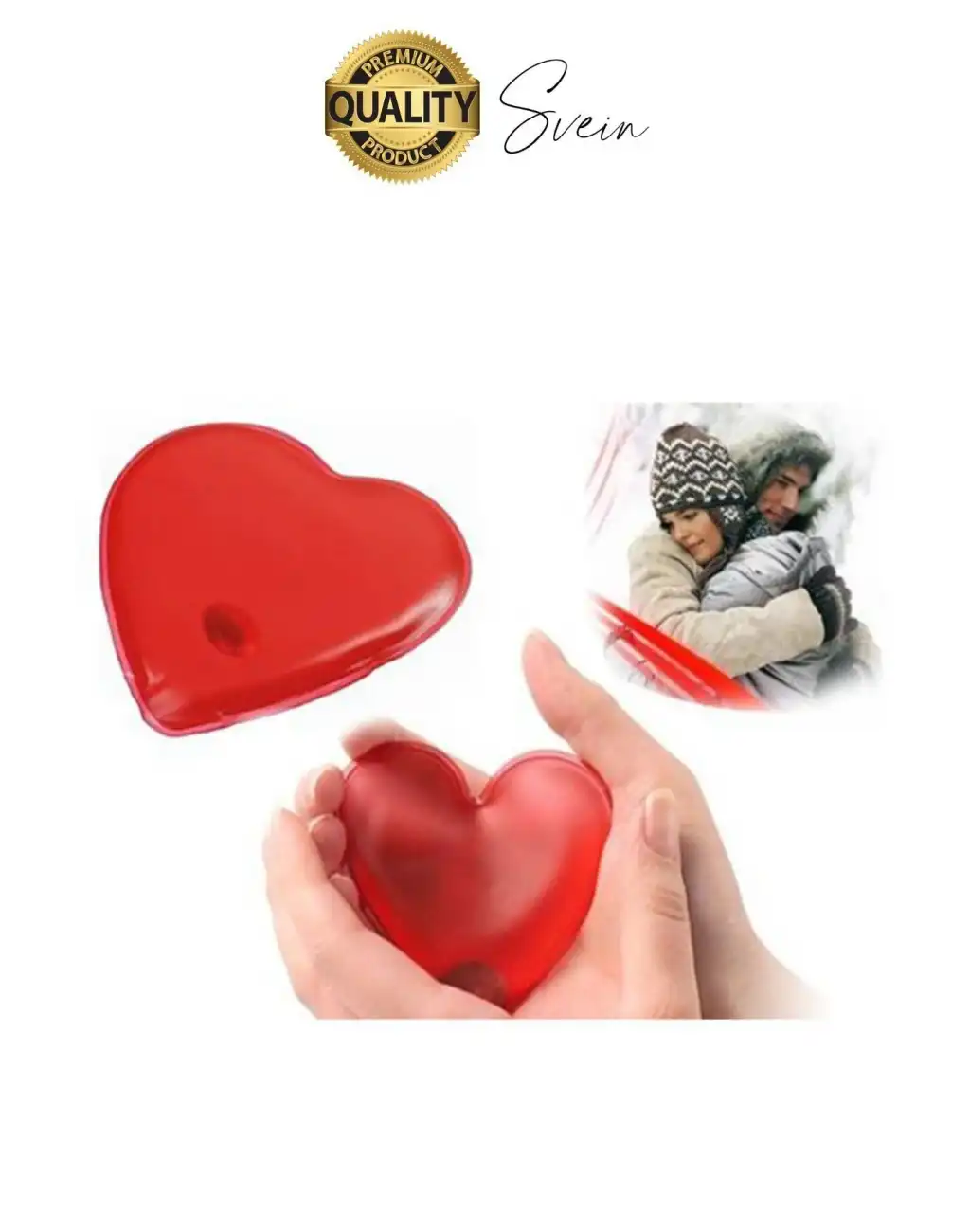 2 Adet Kalp Şeklinde El Sobası Isıtıcı Sihirli Jel Sıcak Isınmatik Sevgililer günü Hediyelik Kış Cep