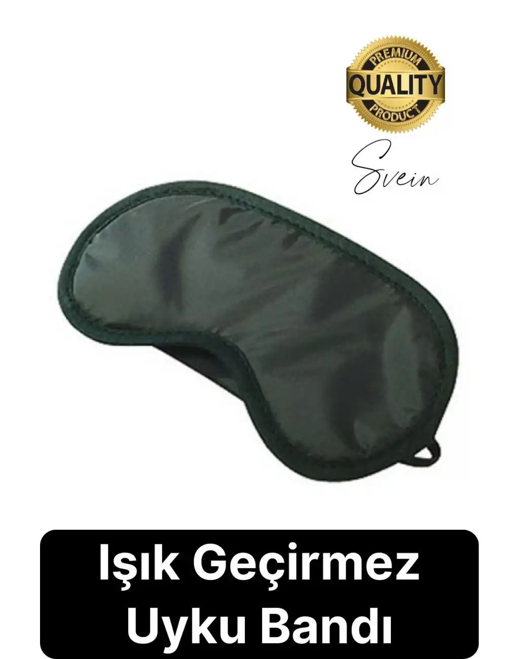 Rahat Unisex Yıkanabilir Uyku Maskesi Işık Önleyici Geçirmez Siyah Konforlu Esnek Göz Seyahat