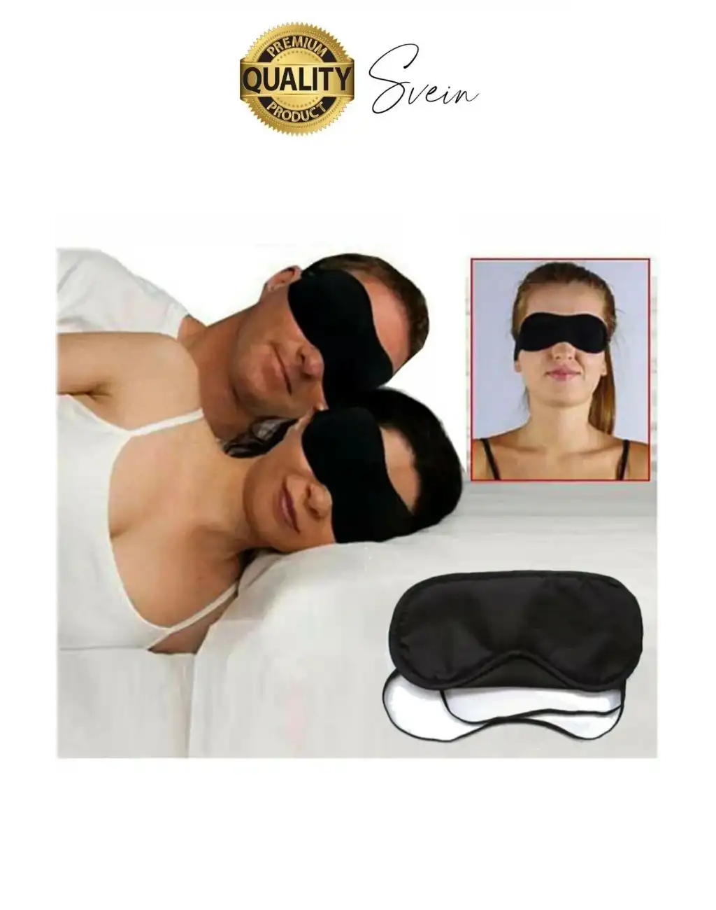 Rahat Unisex Yıkanabilir Uyku Maskesi Işık Önleyici Geçirmez Siyah Konforlu Esnek Göz Seyahat