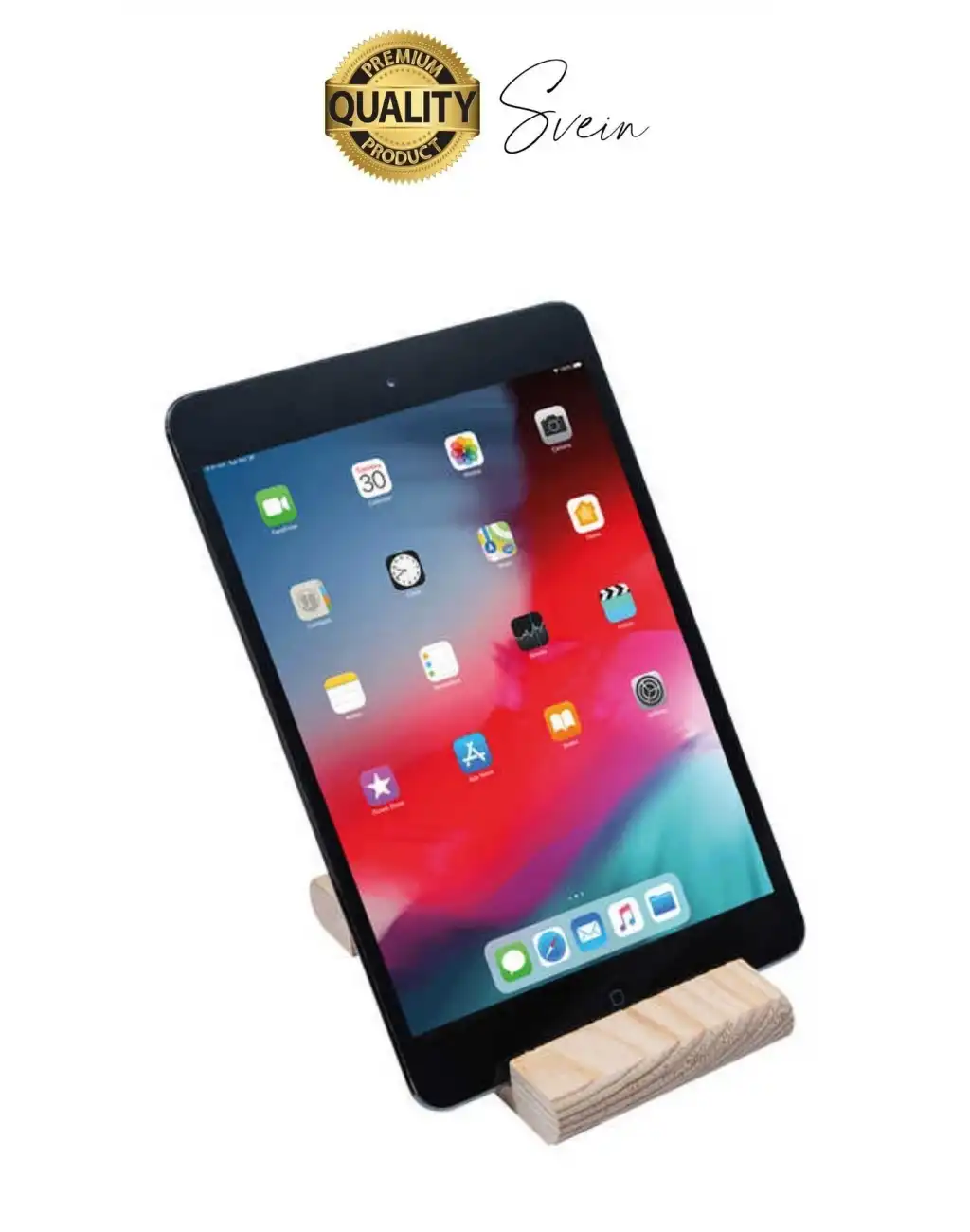 Doğal Masaüstü Ahşap Cep Telefonu ve Tablet Standı Natural Görünüm Şık İphone Android İos Uyumlu