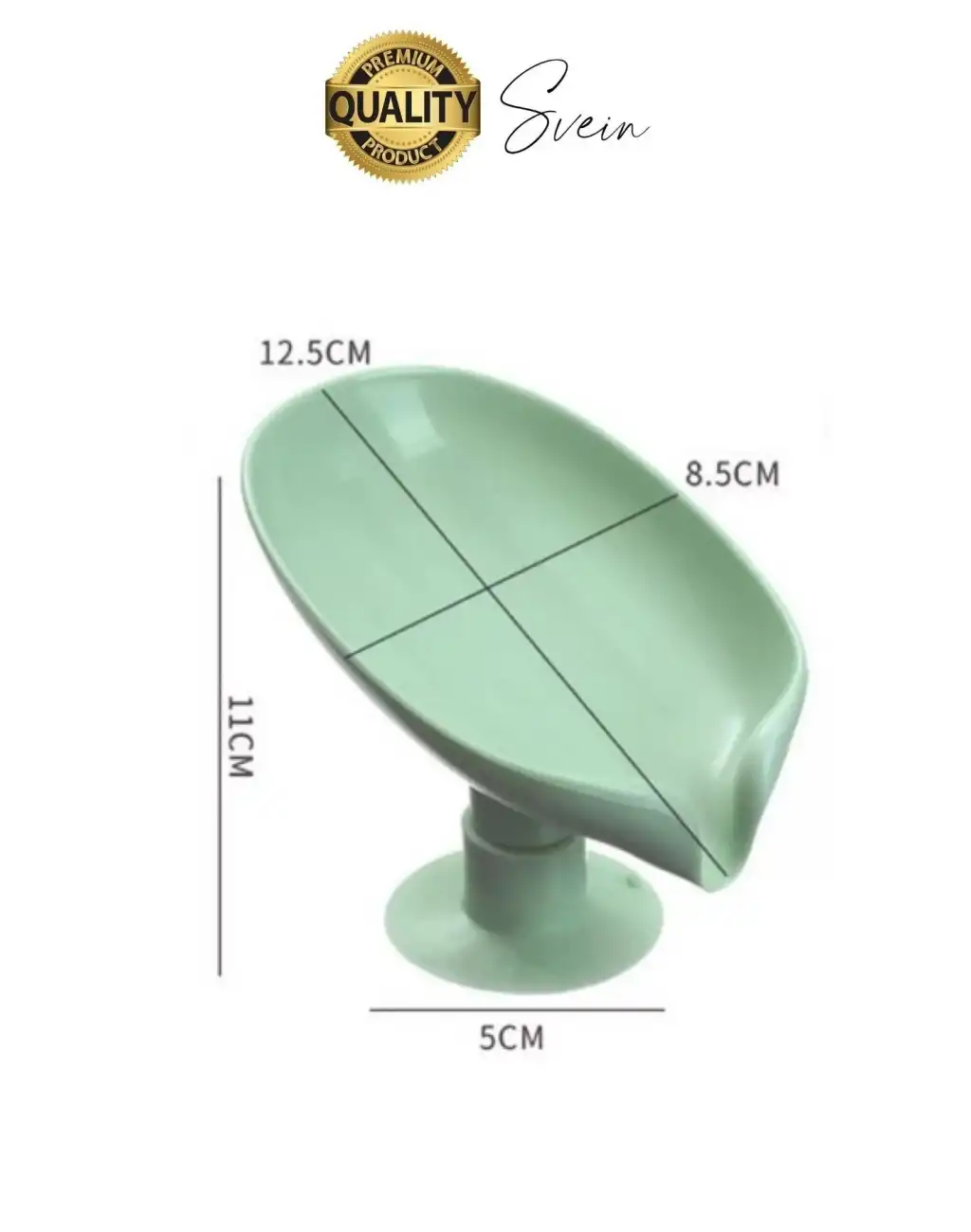 Vantuzlu Su Tutmaz Giderli Katı Sabunluk Süngerlik Tezgah Üstü Pratik Dekoratif Şık Tutunabilen