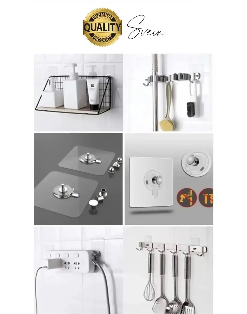 10 Adet Süper Güçlü Kendinden Yapışkanlı Tutunabilen Çok Amaçlı Çerçeve Tablo Banyo Duş Mutfak Askı