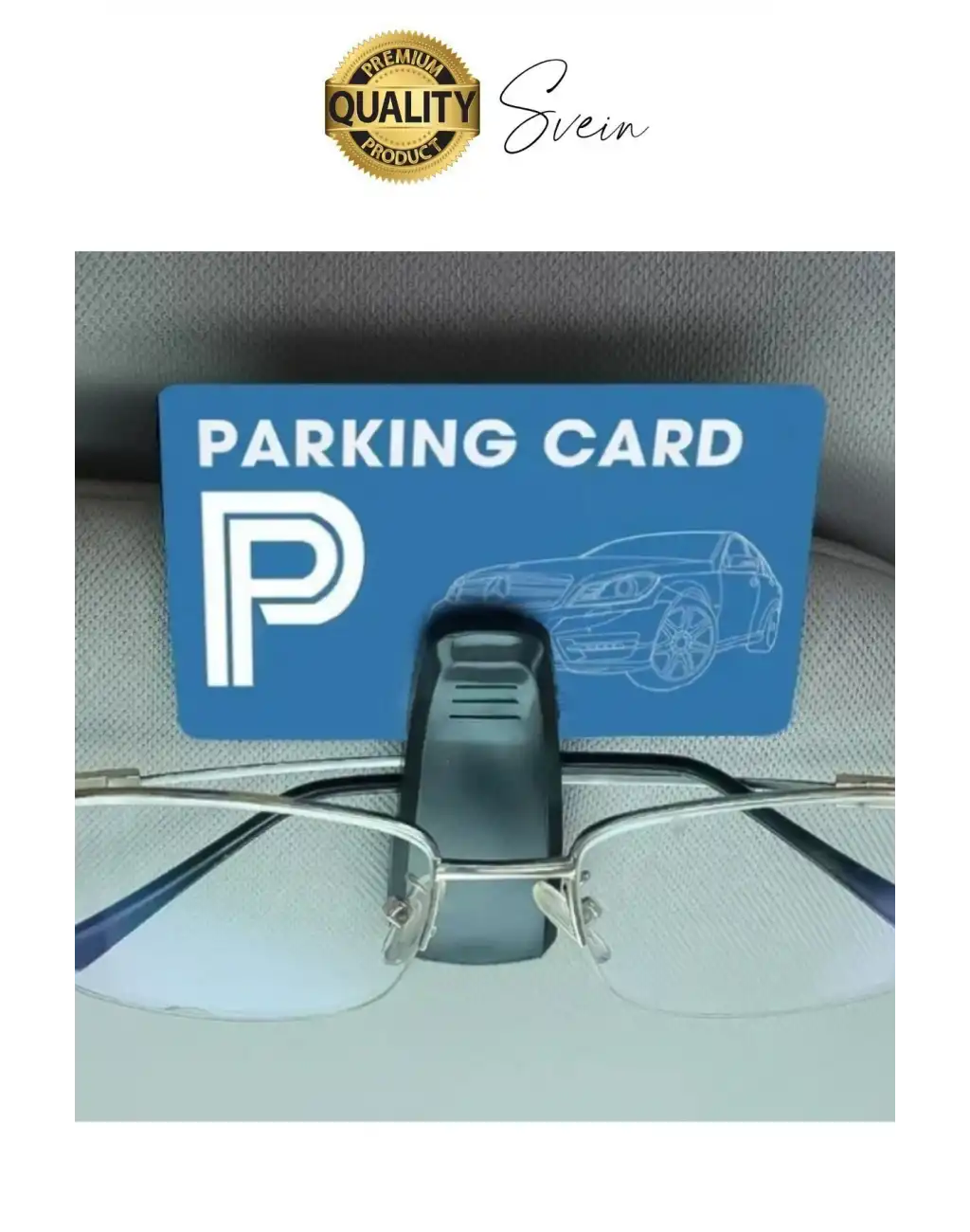 Araba Gözlük Tutacağı Klips Güneş Gözlüğü Tutucu Mandallı Araç İçi Siyah Kartvizitlik Düşmez Kaymaz