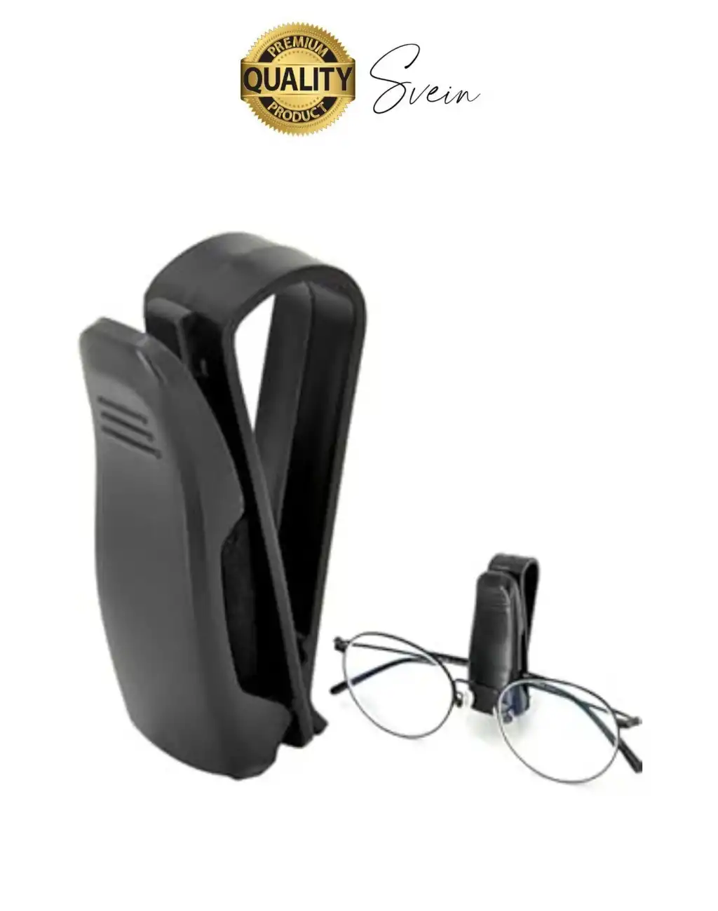 Araba Gözlük Tutacağı Klips Güneş Gözlüğü Tutucu Mandallı Araç İçi Siyah Kartvizitlik Düşmez Kaymaz