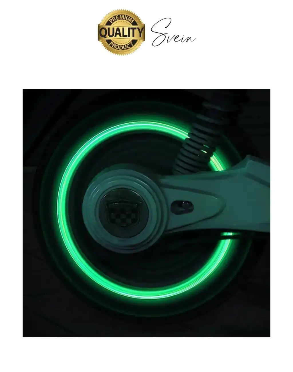 Özel Üretim Yeşil Fosforlu Sibop Kapağı 4 Set Tüm Araçlarla Uyumlu Gece Parlayan Sibob Jant Tekerlek