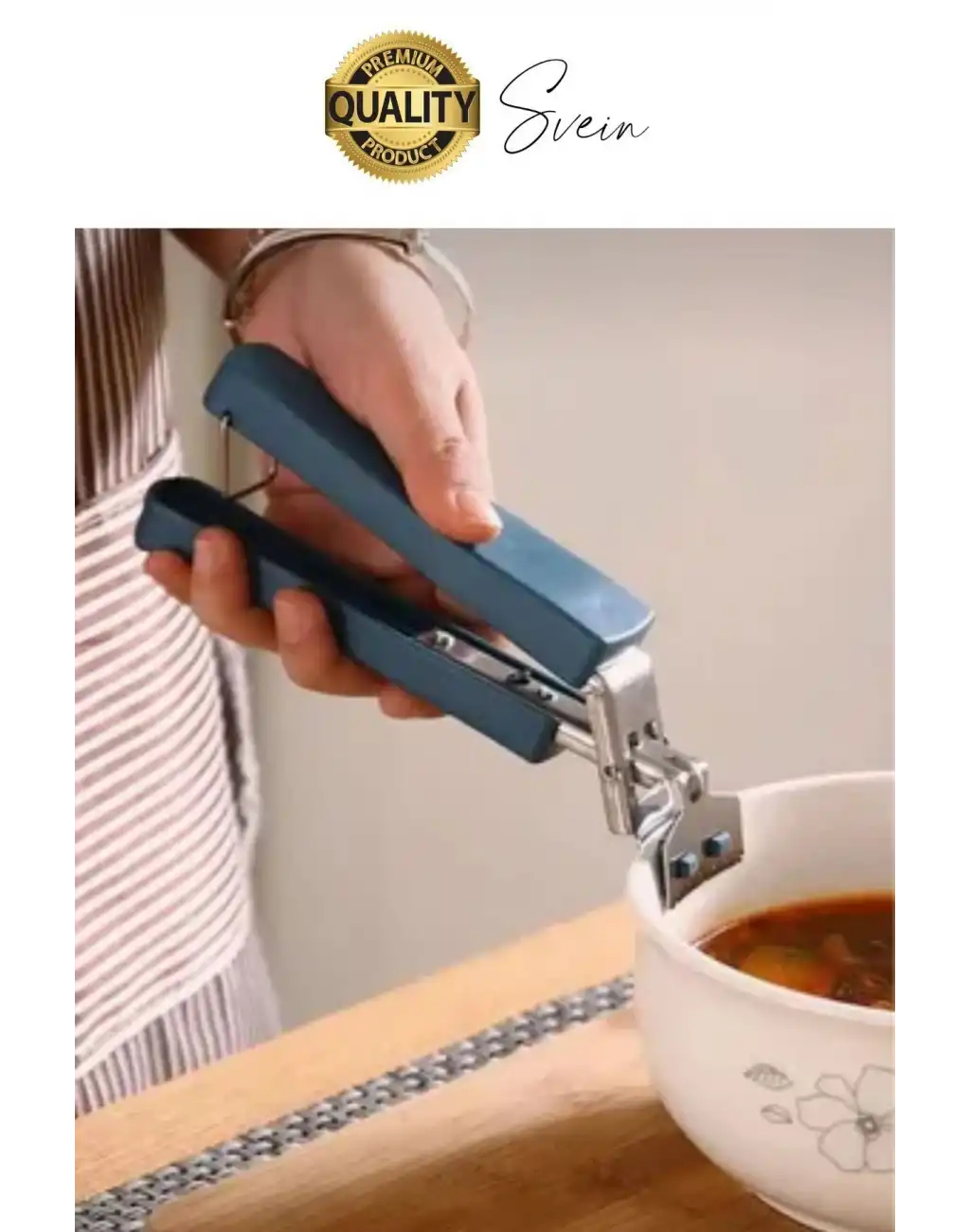 Dayanıklı Sıcak Tabak Tepsi Tava Kase Tutucu Aparat El Yakmaz Ayarlanabilir Tekli Tutma Sapı