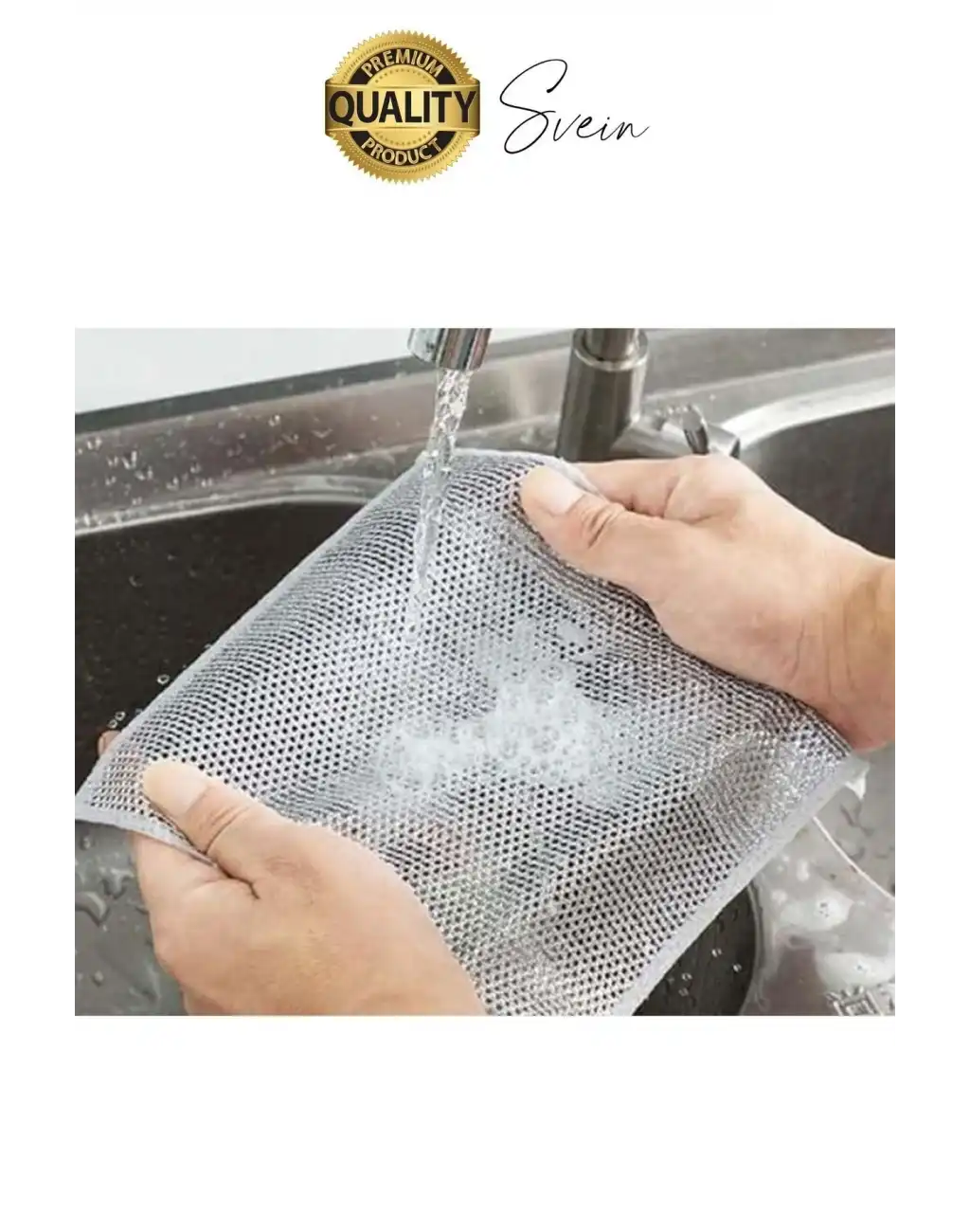 Çok Fonksiyonlu Tencere Tava Ovma Bezi Çizmez Tel Bulaşık Pas Silebilen Kolay Durulama Kopmaz