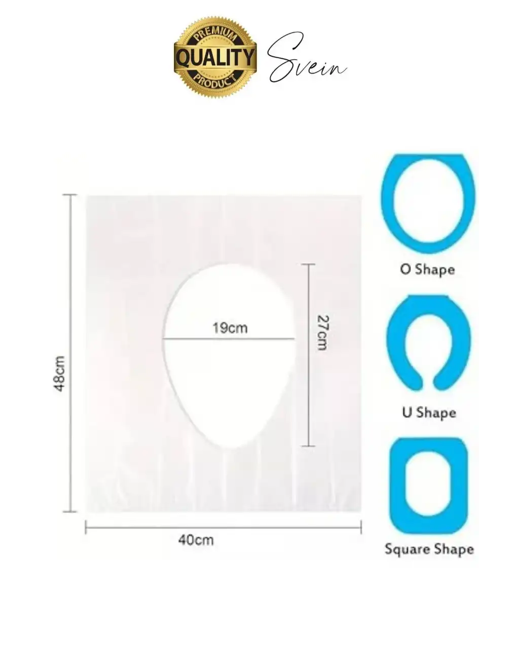 50 Adet Pratik Hijyenik Tek Kullanımlık Klozet Kapağı Pedi Örtüsü Yeni Sezon Koruyucu Kirletmez