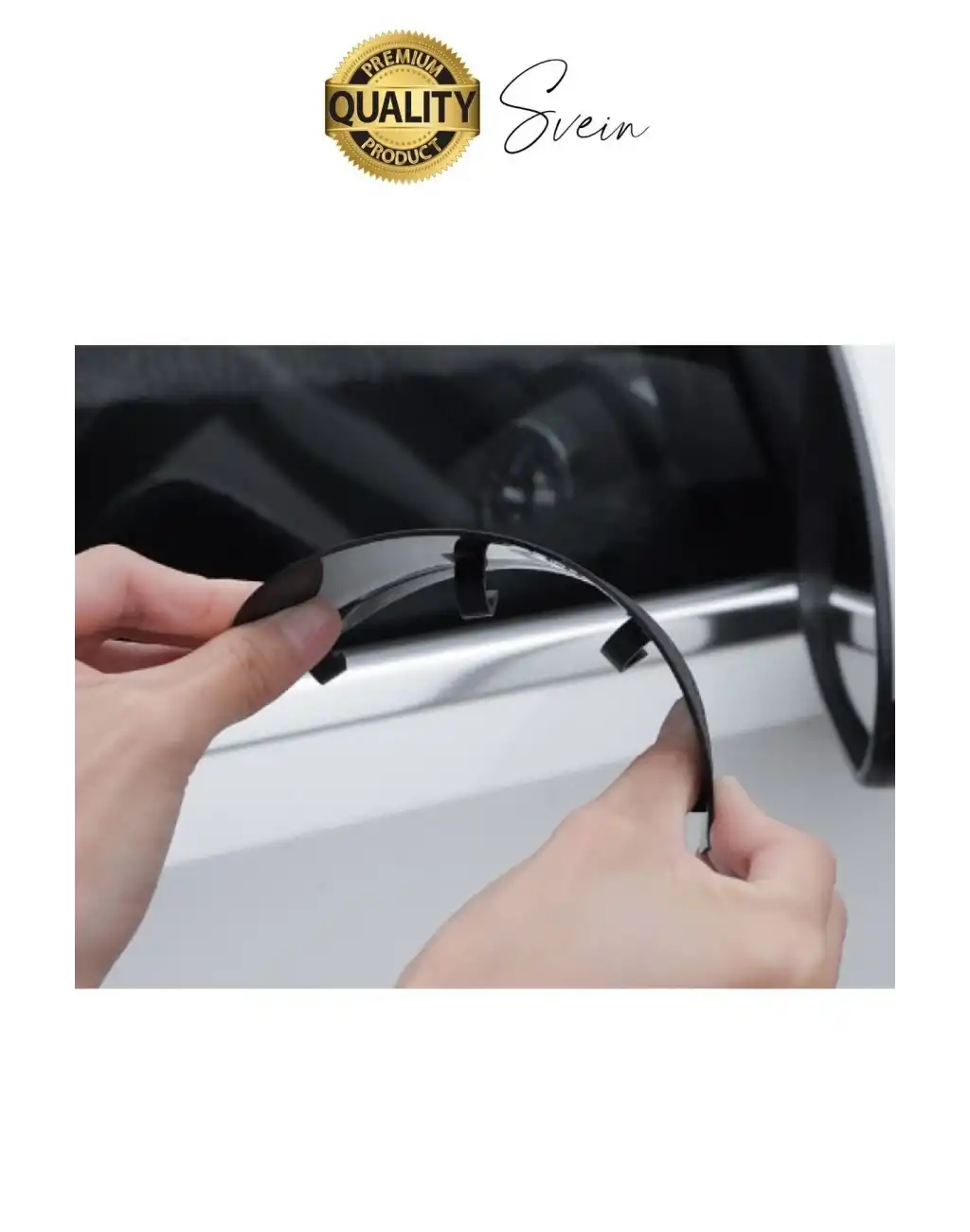 Dayanıklı Araba Ayna Yağmur Koruyucu Siper Karbon Desenli Oto Aksesuar Uyumlu Kolay Montaj 1 Çift