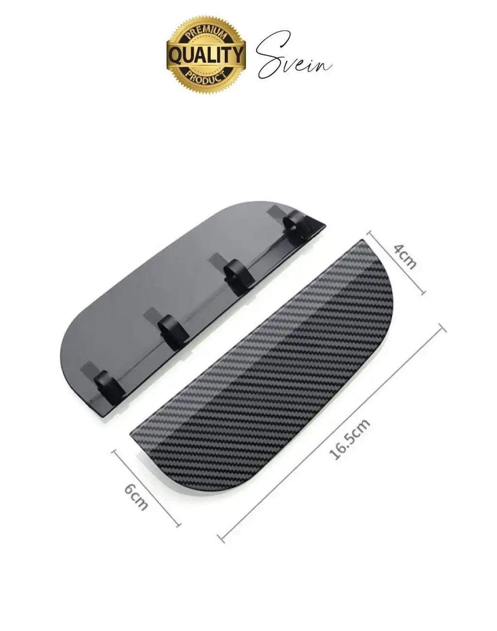 Dayanıklı Araba Ayna Yağmur Koruyucu Siper Karbon Desenli Oto Aksesuar Uyumlu Kolay Montaj 1 Çift