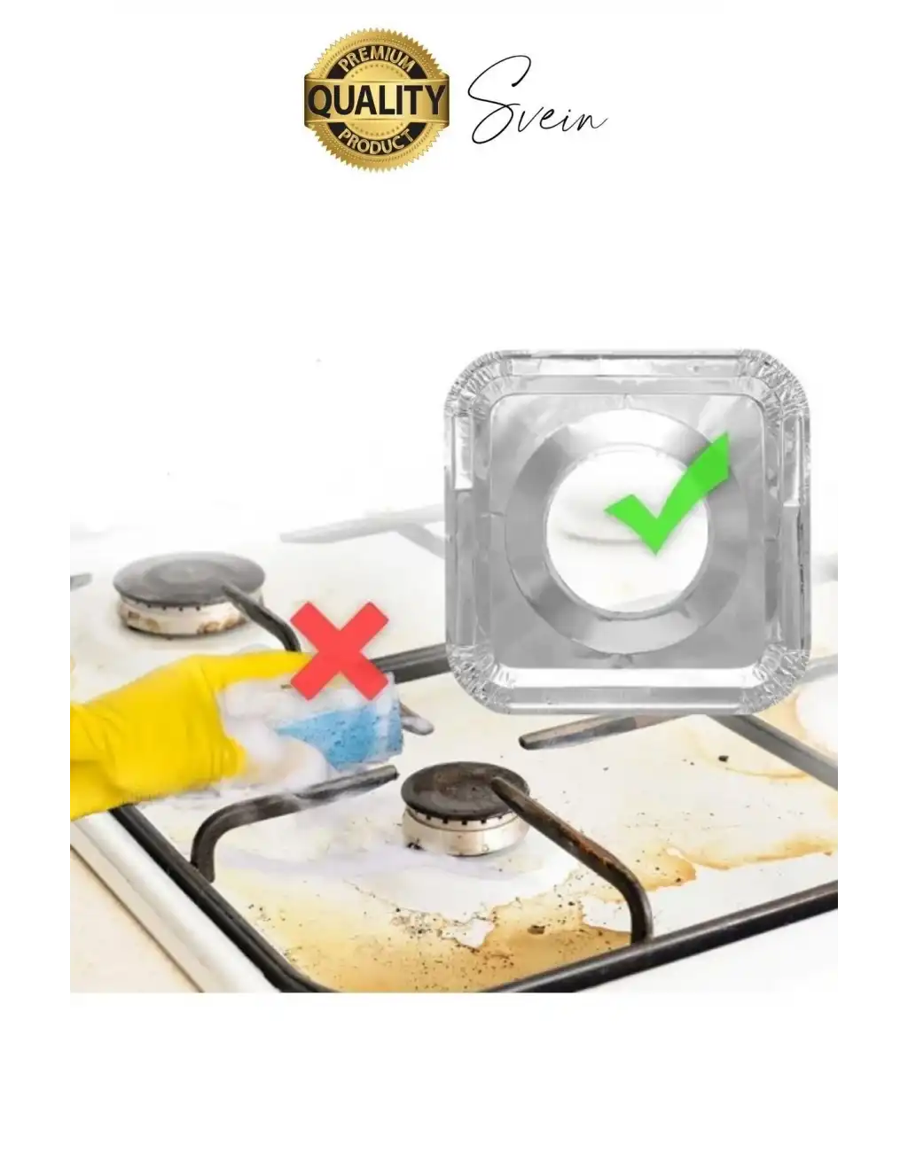 Dayanıklı 10 Adet Alüminyum Ocak Koruyucu Folyo Kare Kir Bırakmaz Yağ Sıçrama Yanmaz Yapışmaz Gümüş