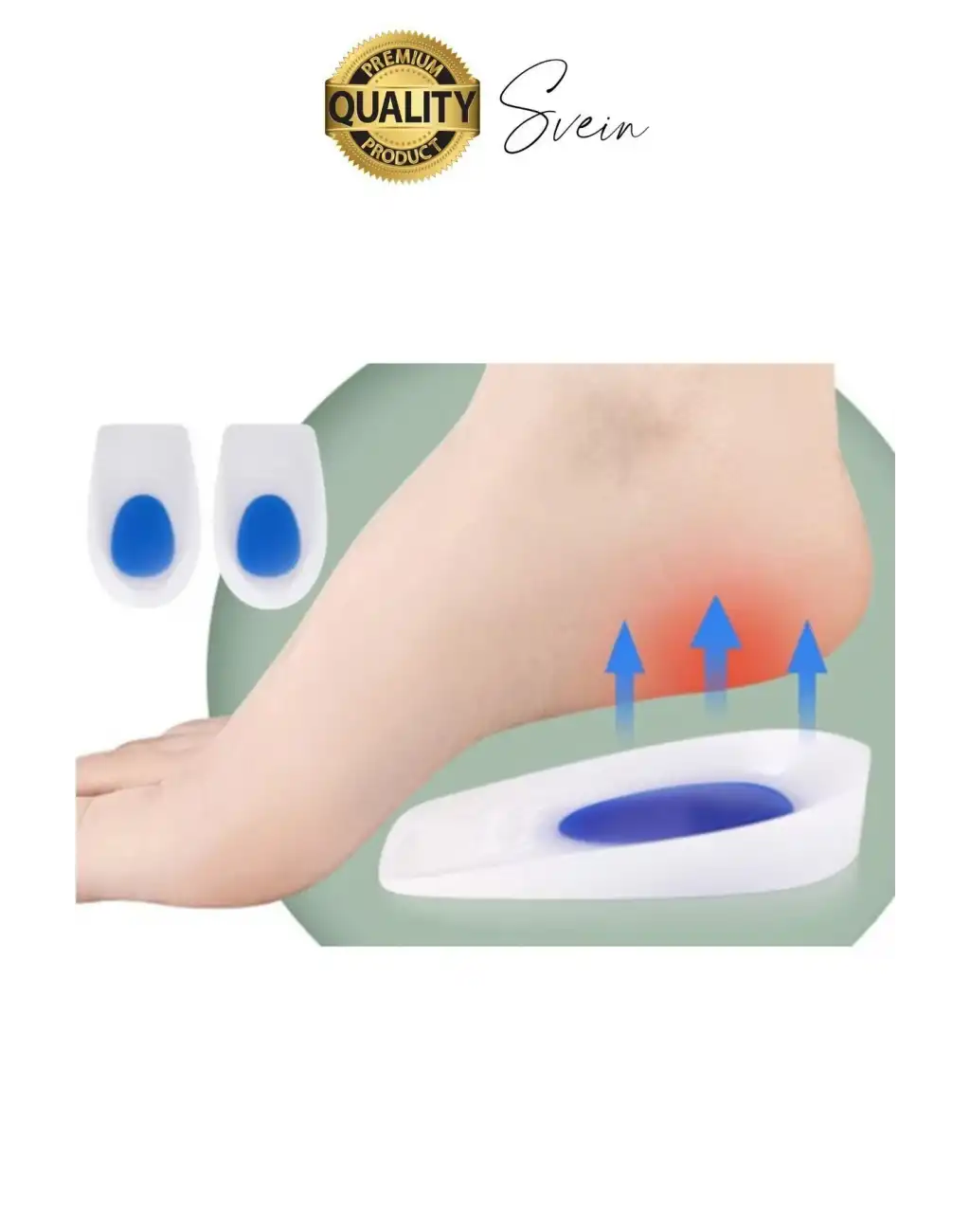 Özel Üretim Kadın Darbe Emici Topuk Silikonu Rahat Konforlu Yumuşak Taban Koruyucu Ped Diken