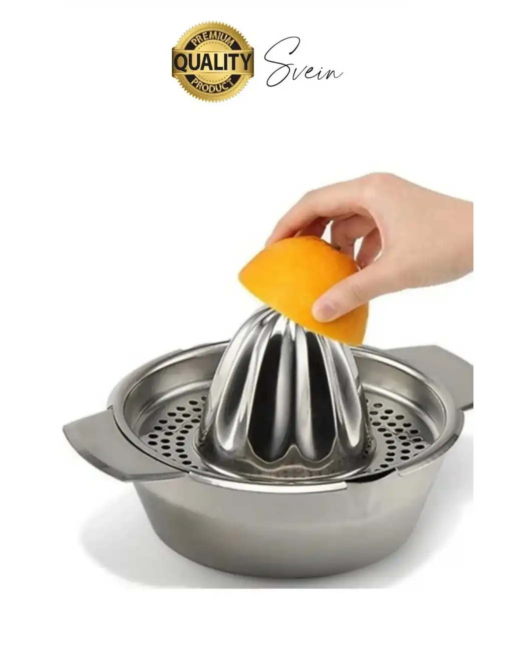 Paslanmaz Çelik Limon ve Nar Sıkacağı Narenciye Mutfak El Aleti Pratik Sıkacak Yıkanabilir Hijyenik