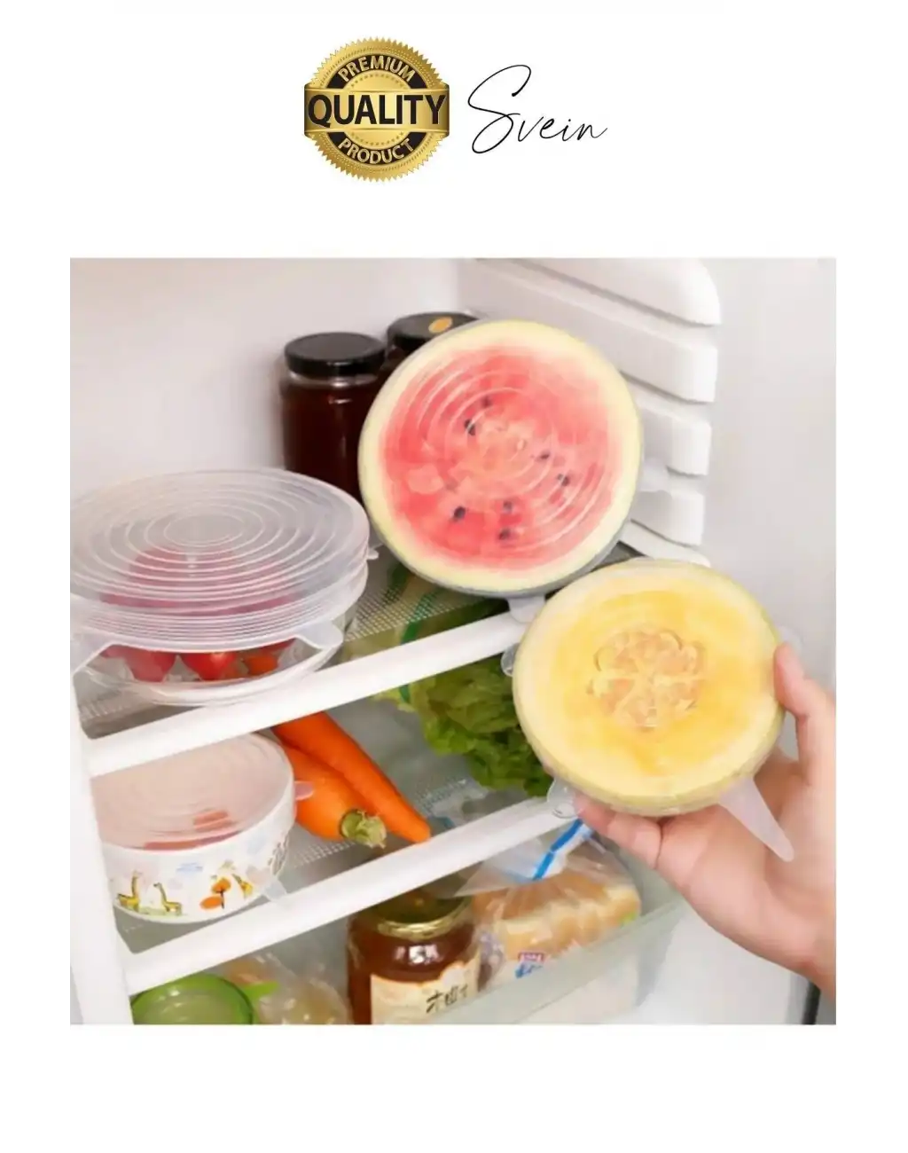 Sızdırmaz 6lı Silikon Kase Kavanoz Kapatma Kapak Seti Esnek Uyumlu Yırtılmaz Streç Saklama Kabı