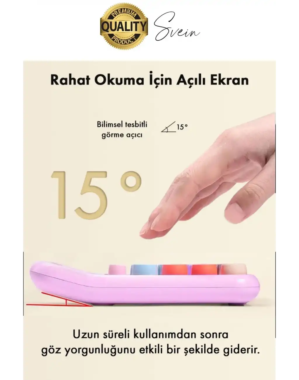 4 Fonksiyonlu Renkli Hesap Makinesi 12 Haneli Yuvarlak Tuşlu Şirin Masaüstü Ofis Kompakt