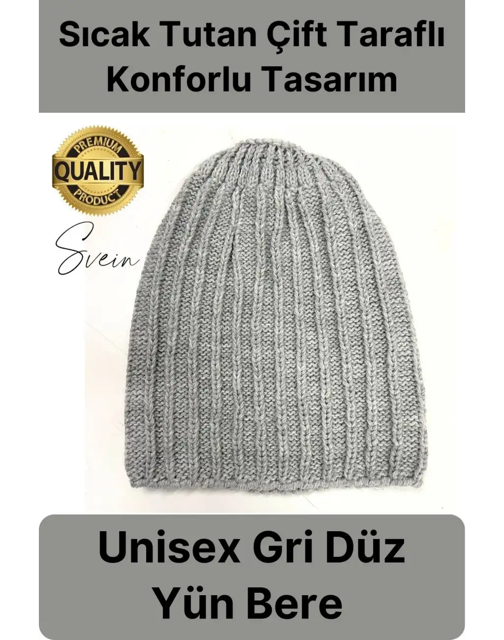 Dayanıklı Bere Unisex Örgü Kışlık Düz Renk Yumuşak Yün Soğuktan Koruyucu Şapka Katlamalı Dokuma