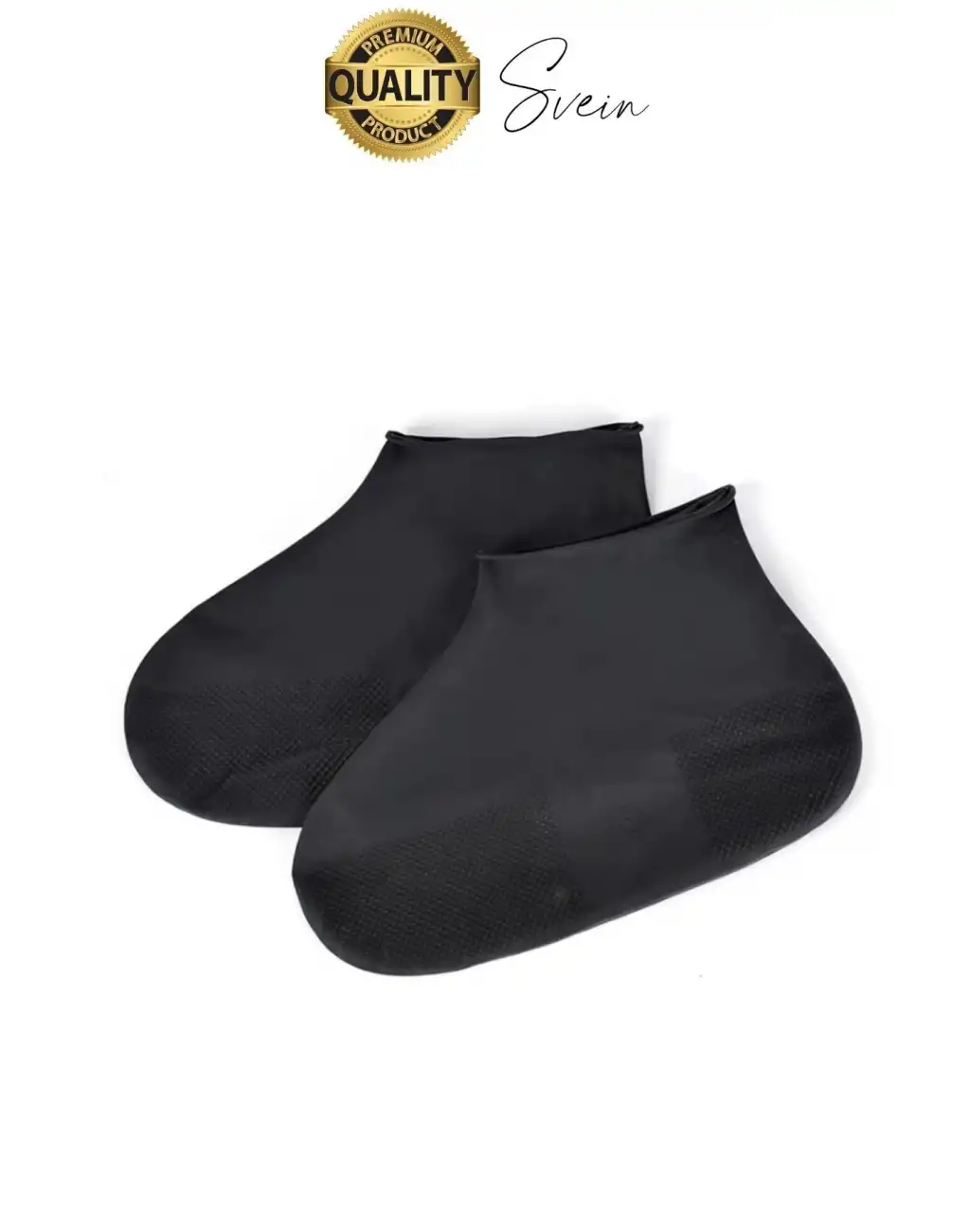 Yüksek Kaliteli Yırtılmaz Ayakkabı Koruyucu Kılıf Örtü Kaplama Su Geçirmez Dayanıklı Koruyucu Siyah