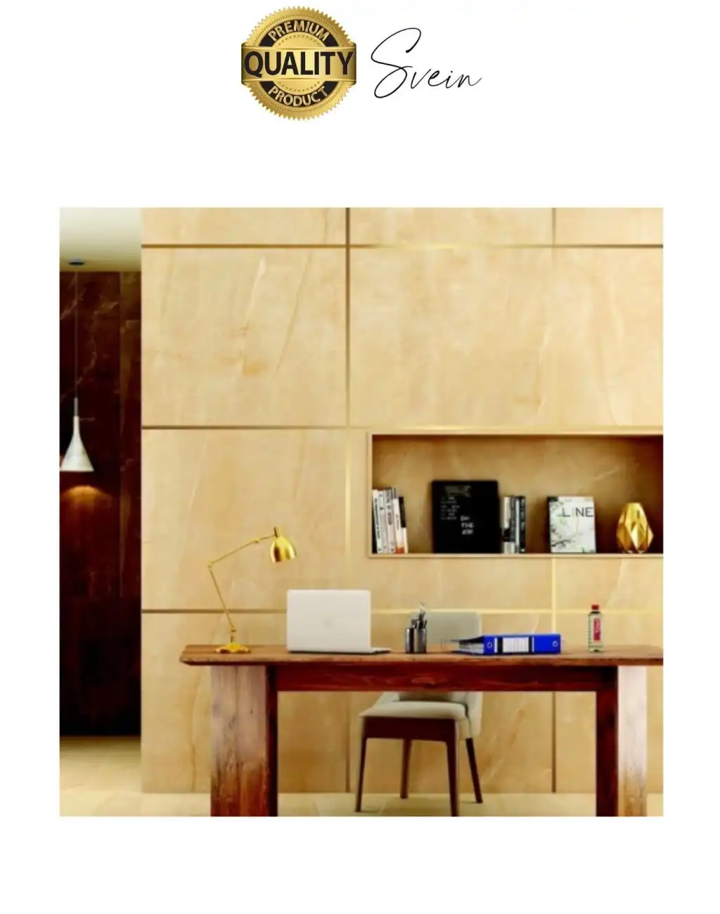 Premium Kendinden Yapışkanlı Gold Sarı Renk Fayans Derz Arası İzolasyon Bandı Dekoratif Bant 0,5 cm