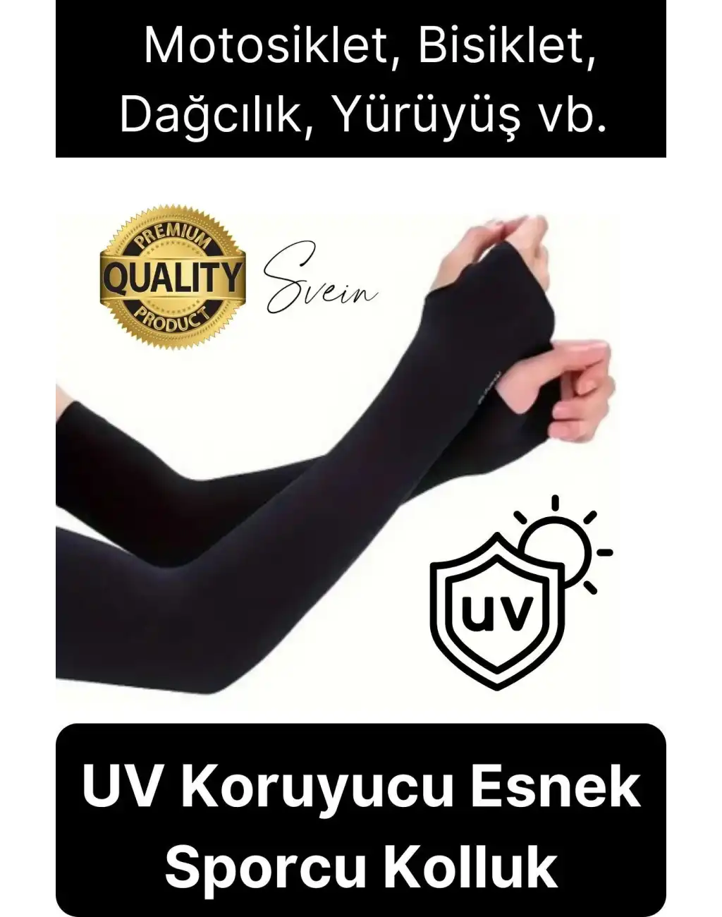 Spor Esnek Uzun Kol Anti UV Güneş Koruyucu Kol Kılıfı Bisiklet Motosiklet Koşu Kolluk Tesettür