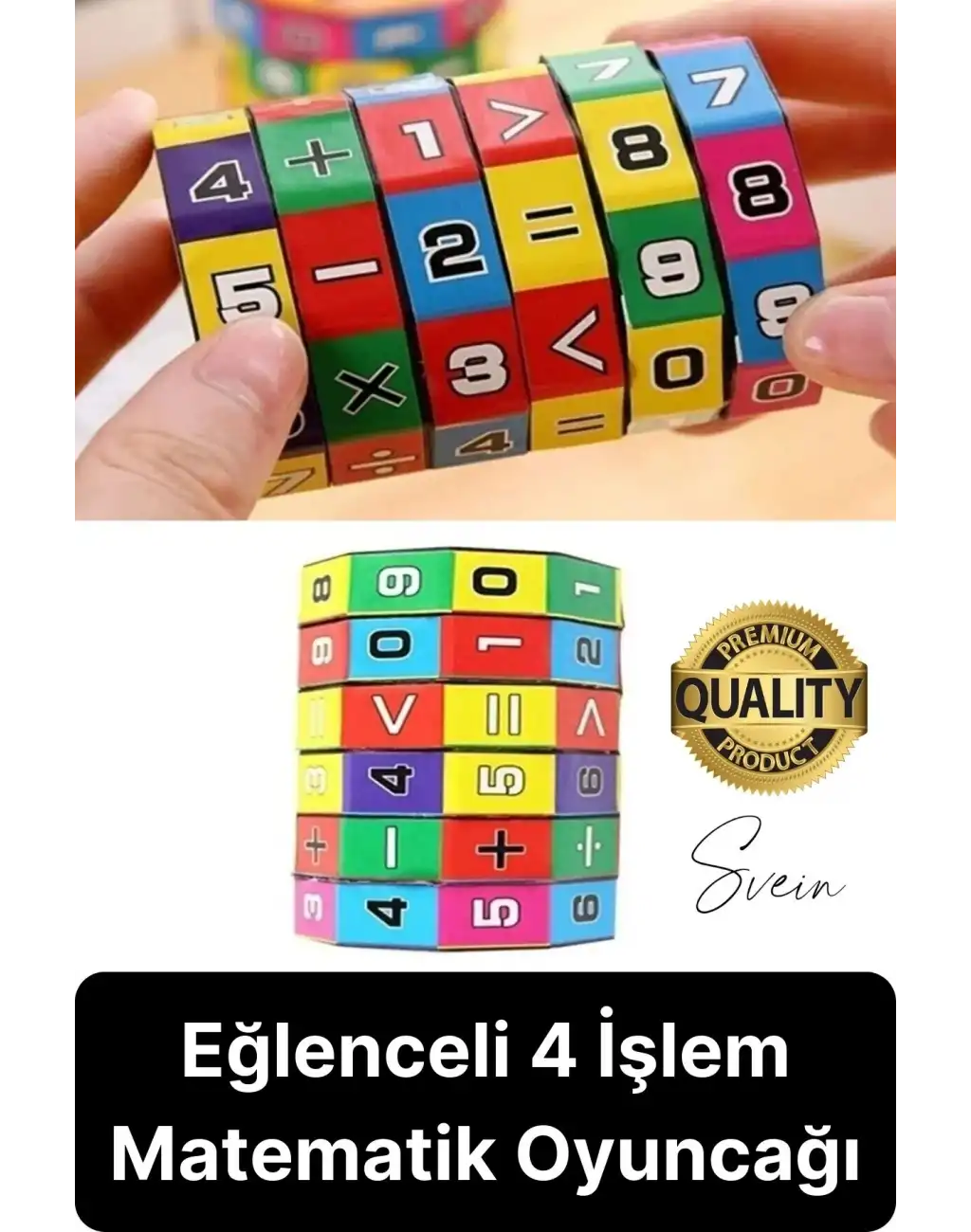 Özel Üretim Eğlenceli Toplama Çıkarma Çarpma Bölme Matematik Eğitici Küp Oyuncağı Zeka Geliştiren