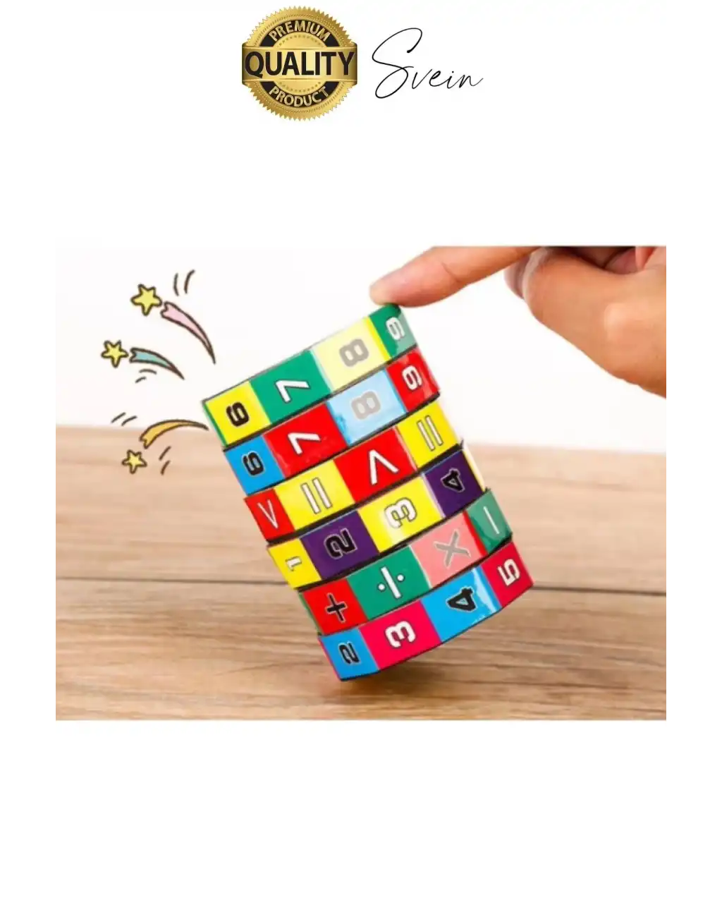 Özel Üretim Eğlenceli Toplama Çıkarma Çarpma Bölme Matematik Eğitici Küp Oyuncağı Zeka Geliştiren