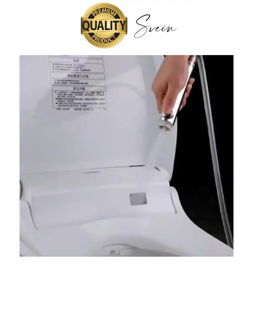 Premium 3 Fonksiyonlu Stoplu Krom Görünüm Duş Başlığı El Duşu Yüksek Basınç Kolay Kullanım Patlamaz