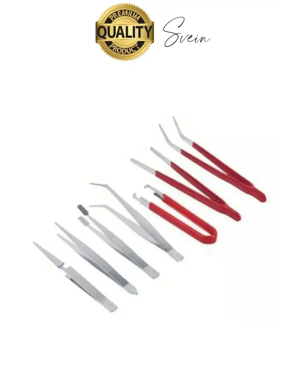 Profesyonel 7 Parça Çelik Cımbız Seti Paslanmaz Dayanıklı Elektronik Devre Telefon Saat Tamir Seti