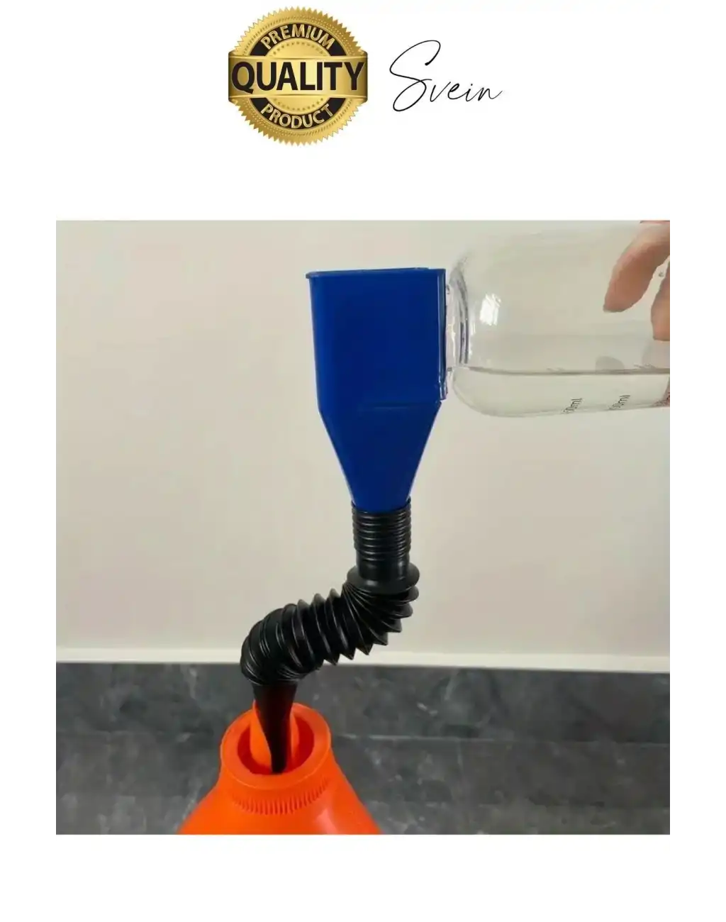 Esnek Taşınabilir Yakıt Dökme Aparatı Yağ Benzin Hunisi Araba Otomobil Hortum Pratik Araç Plastik