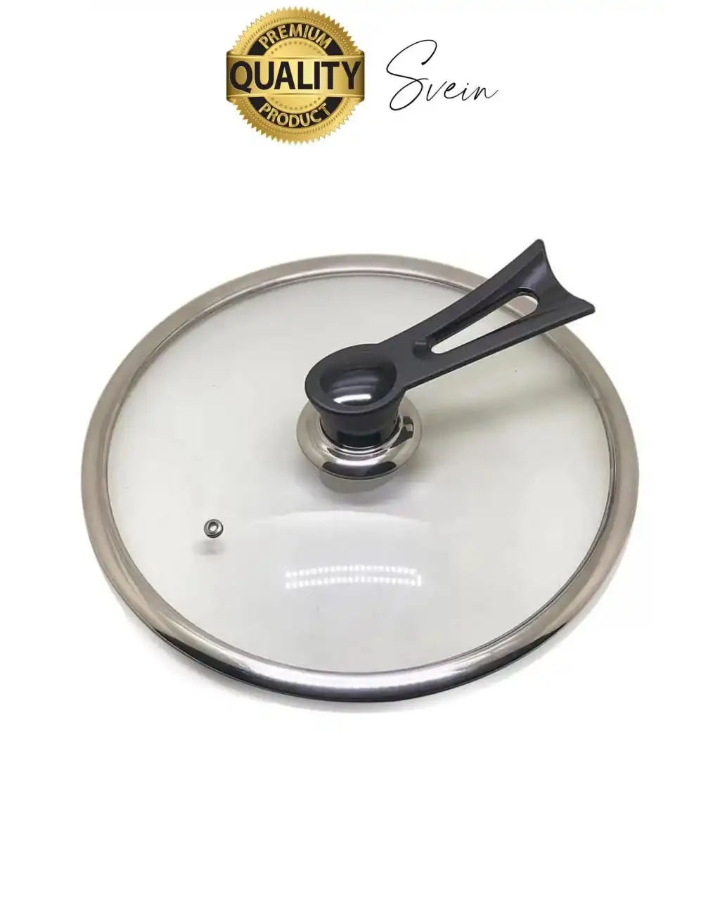 Premium Isıya Dayanıklı Dikey Tasarım Tencere Kapağı Kolu Kaldırma Aparatı Topuzu Siyah Pratik Rahat