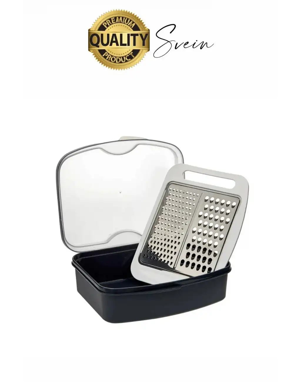 Çok Fonksiyonlu Rendeleme ve Saklama Bir Arada Geniş Kapasite Paslanmaz Çelik Rendeli Plastik Kab