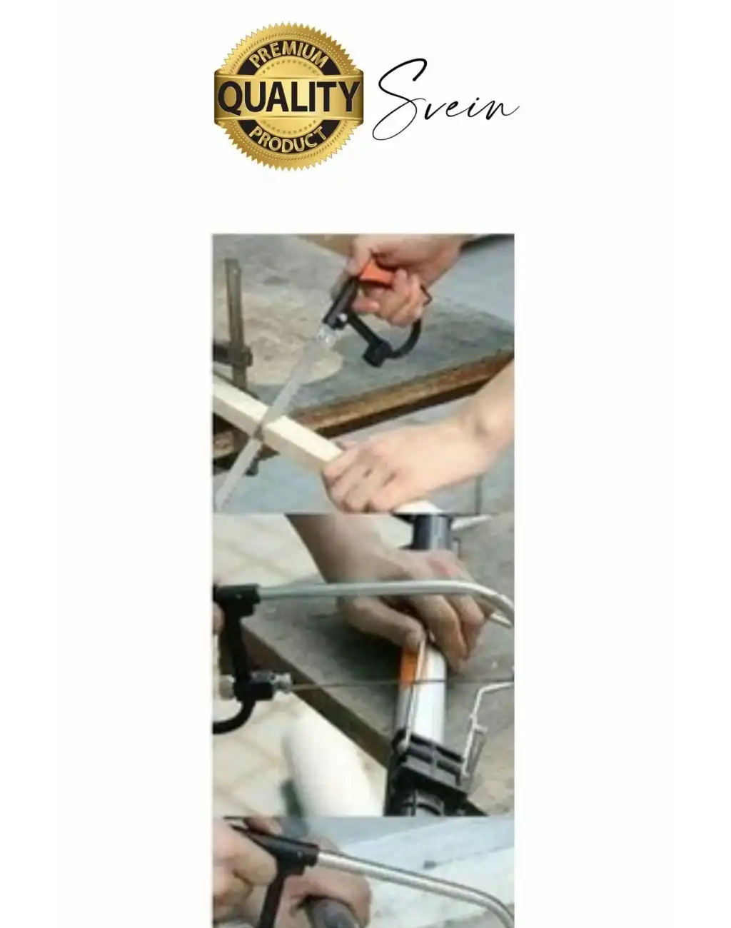 Çok Amaçlı Ev Tipi Güçlü 4 Yedek Bıçak Ayarlanabilir Ahşap Lastik Boru Kesim Kıl Testere Kesme Seti