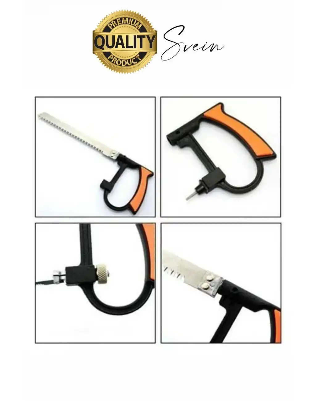 Çok Amaçlı Ev Tipi Güçlü 4 Yedek Bıçak Ayarlanabilir Ahşap Lastik Boru Kesim Kıl Testere Kesme Seti