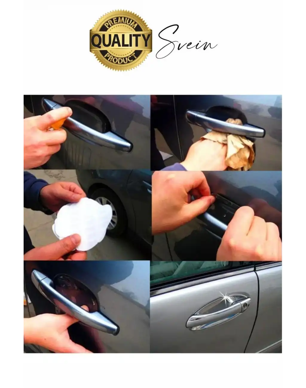 Araba Kapı Kolu Çizilme Koruyucu Şeffaf Film Yapışkanlı Boya Kaldırmaz Zarar Vermez Çizik Koruma