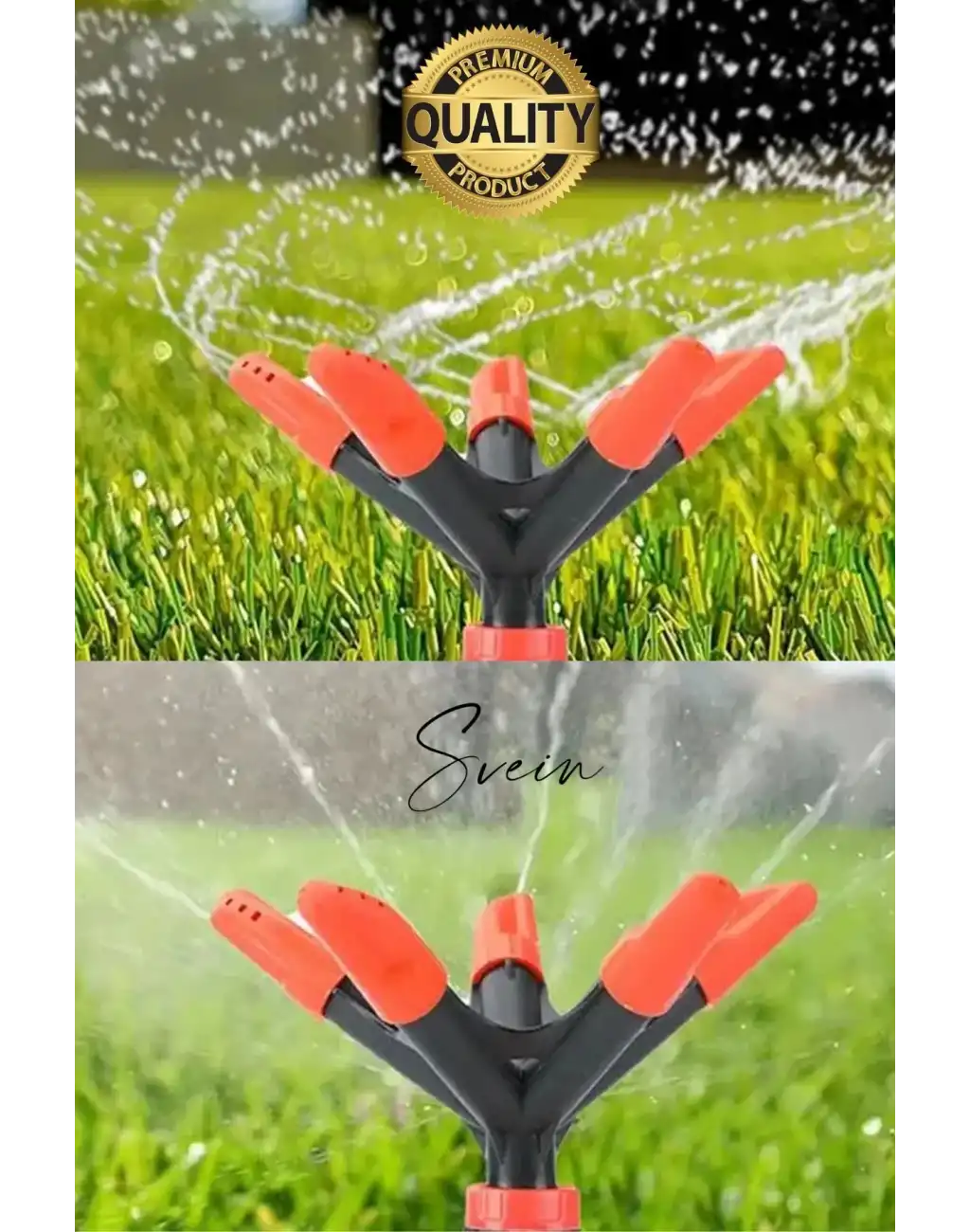 Kendiliğinden Hareketli Dönebilen Çok Yönlü Çim Bahçe Sulama Fıskiye 360 Derece Bakım Aparatı