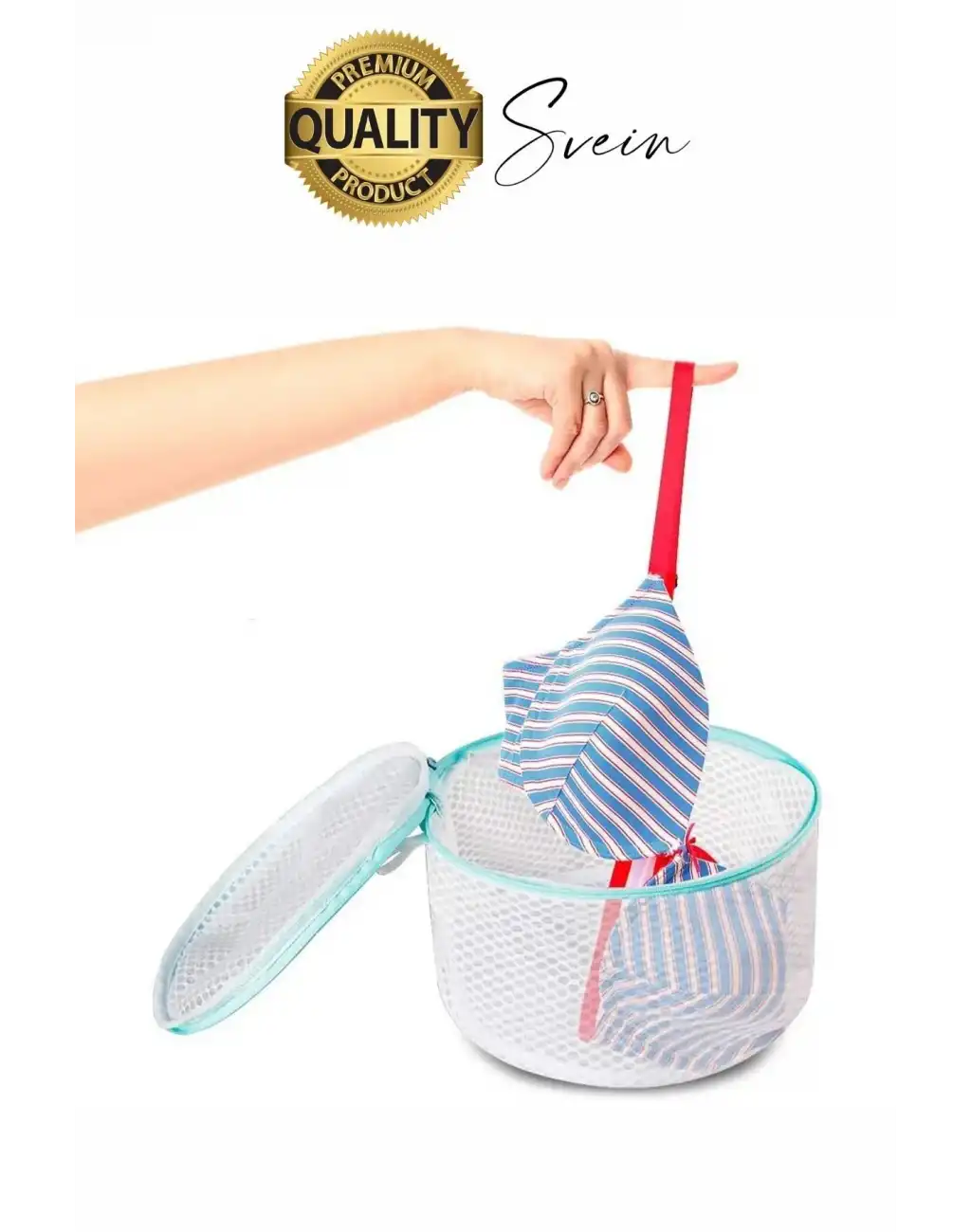 Premium 2 Adet İç Çamaşır Sütyen Yıkama Filesi Fermuarlı Yırtılmaz Çorap Temizlik Torbası Dayanıklı