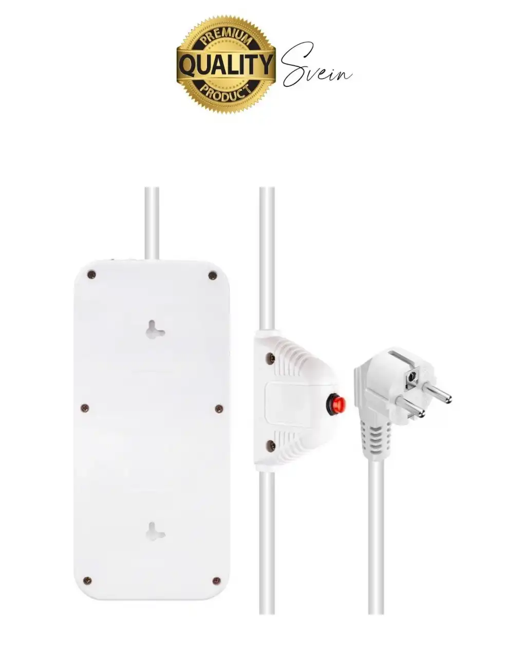 Premium Yeni Nesil Akım Korumalı 6lı Grup Priz Uzatma 4 USB Çıkışlı Bağlantılı Fiş 3000 Watt